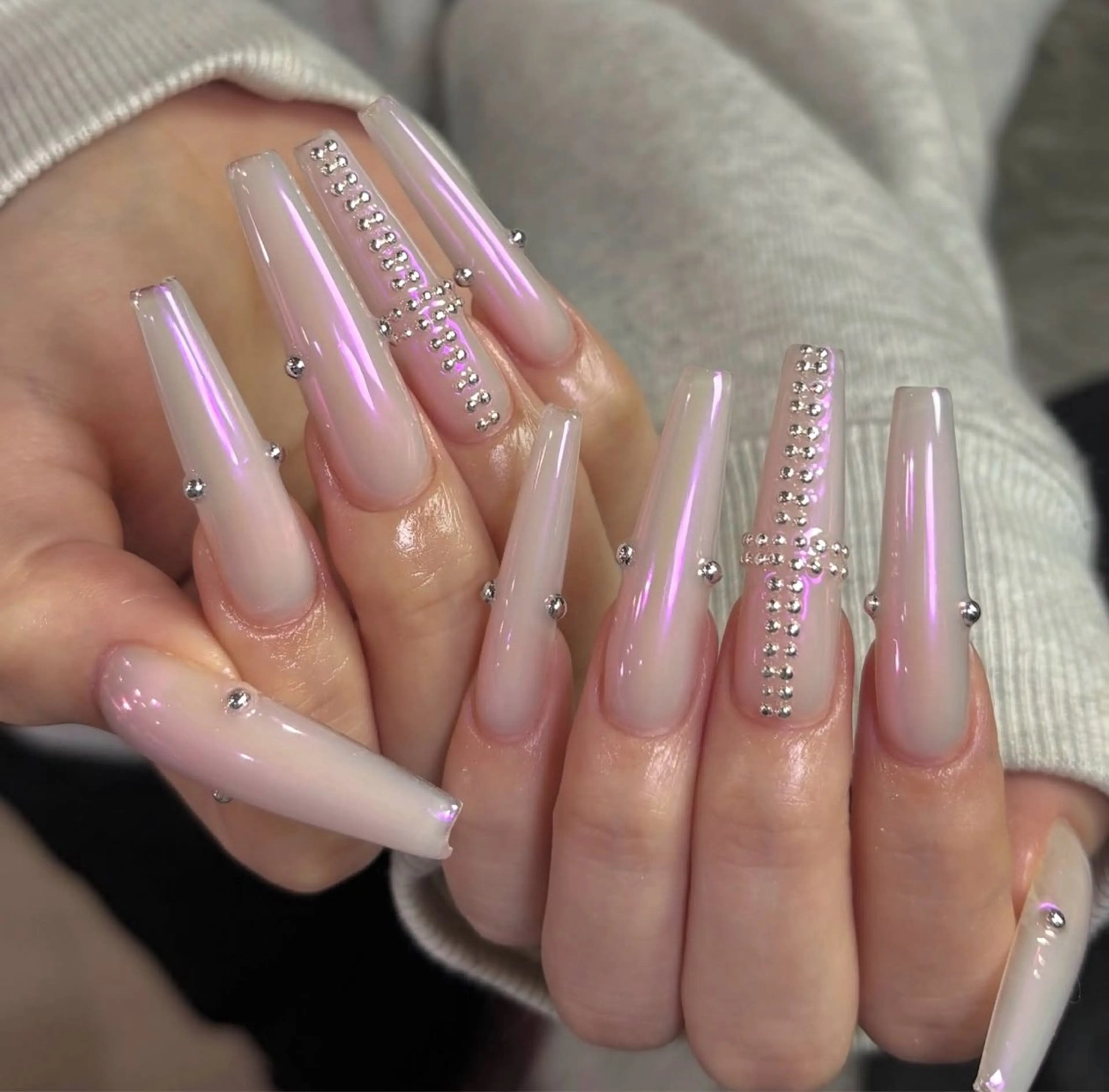 ネイル ハンドネイル 長さだし専門店 M2 rikaのネイルデザイン