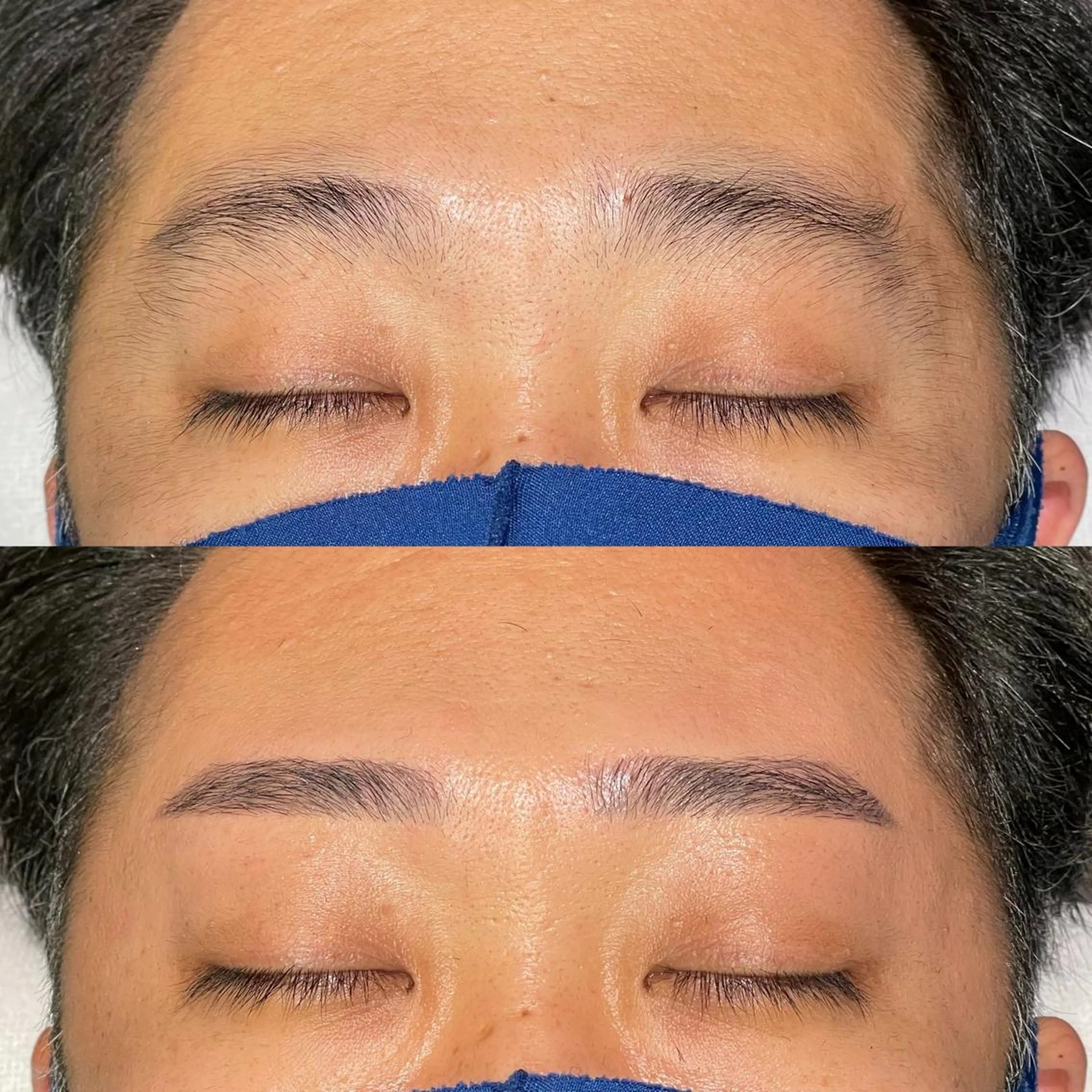 メンズ アイブロウ 眉毛ワックス脱毛 ワックス脱毛 眉カット その他(アイブロウ) メンズ眉毛ワックス 青山英憲のヘアスタイル