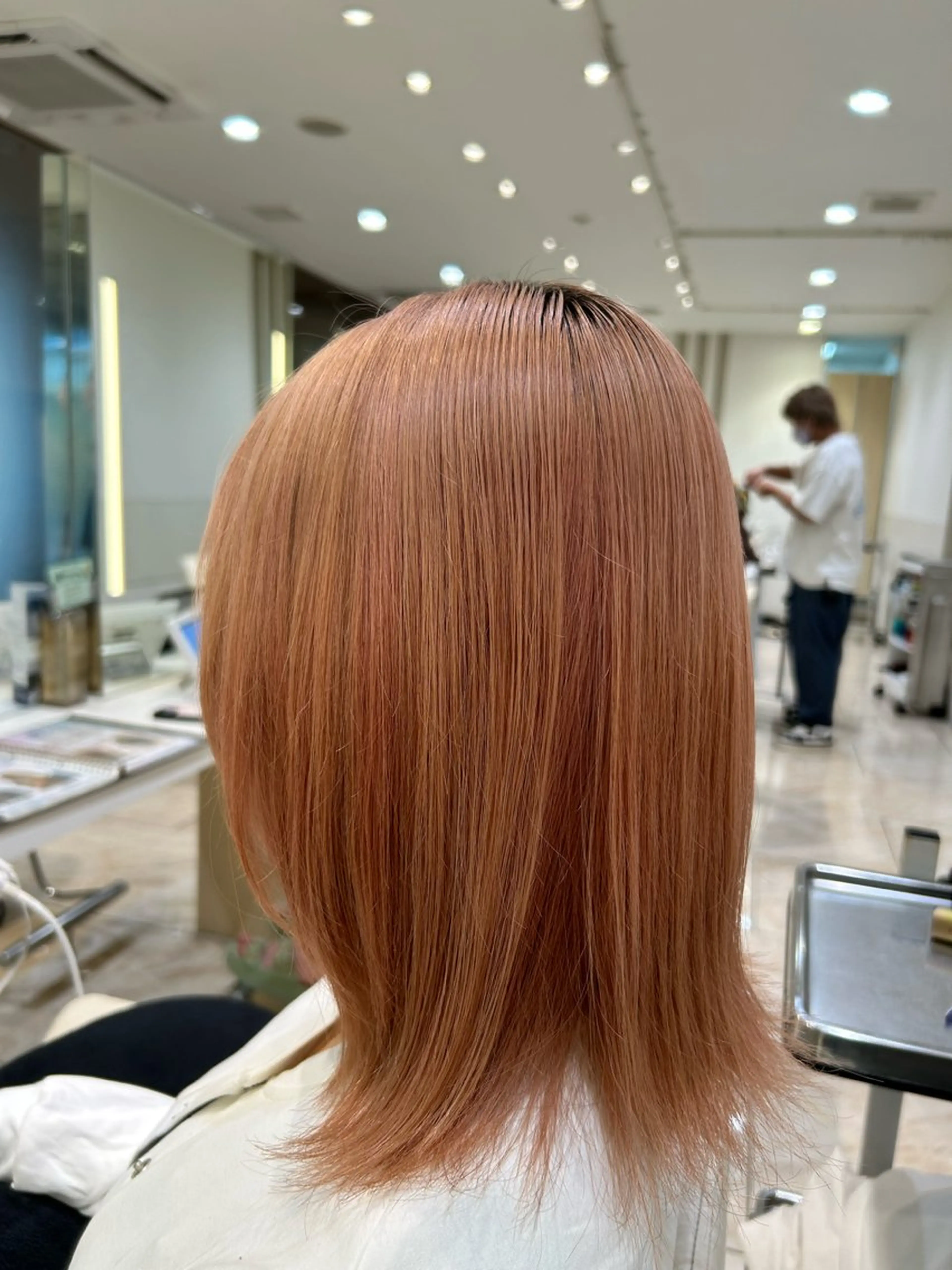 ミディアム トリートメント はるか/ブリーチカラ ー/ヘアアレンジ🤍のヘアスタイル