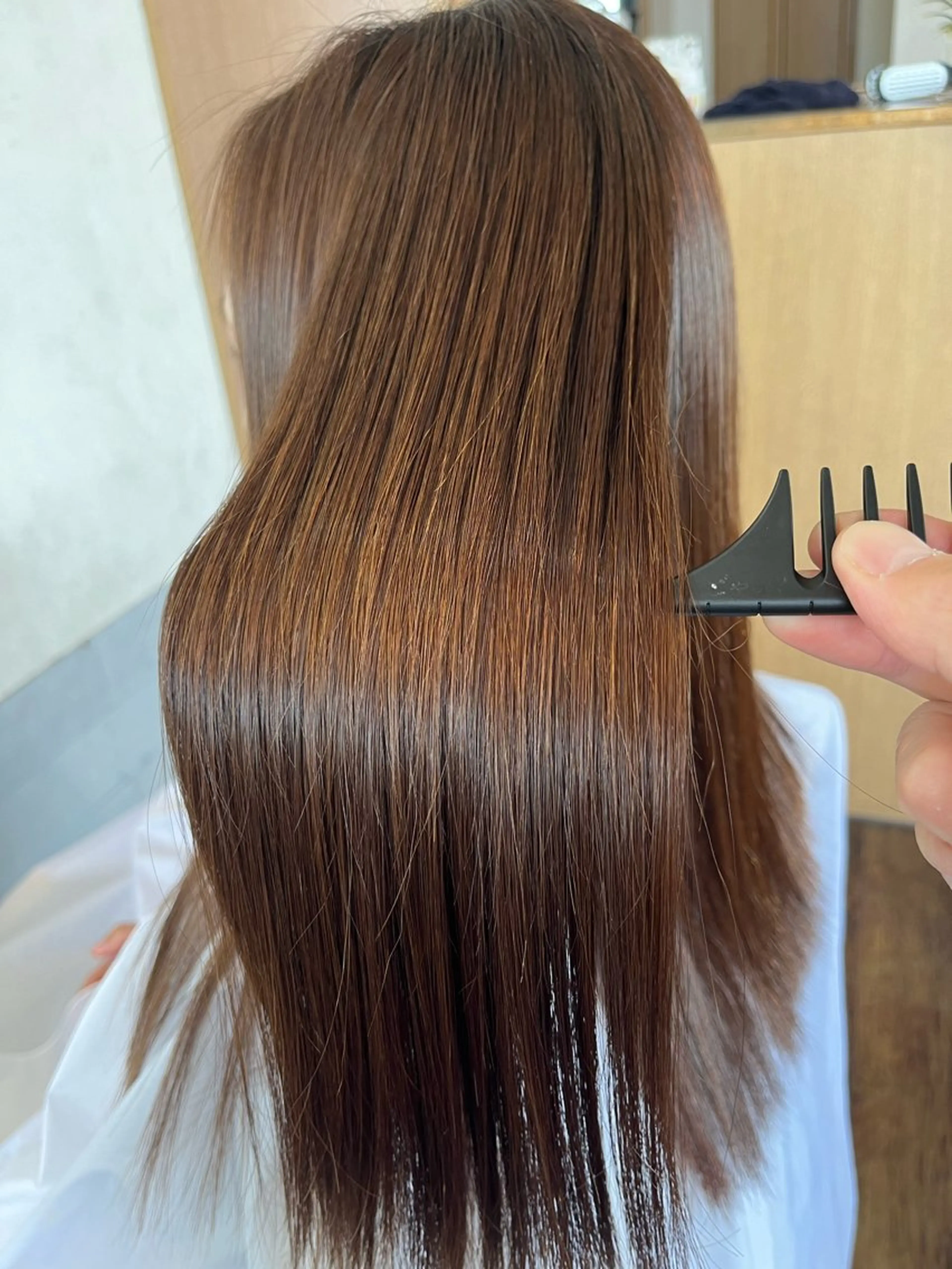 【髪質改善体験メニュー】カット＋カラー＋美髪縮毛矯正（薬剤除去、栄養補給、矯正を施術する為に必要なトリートメント込み）の写真