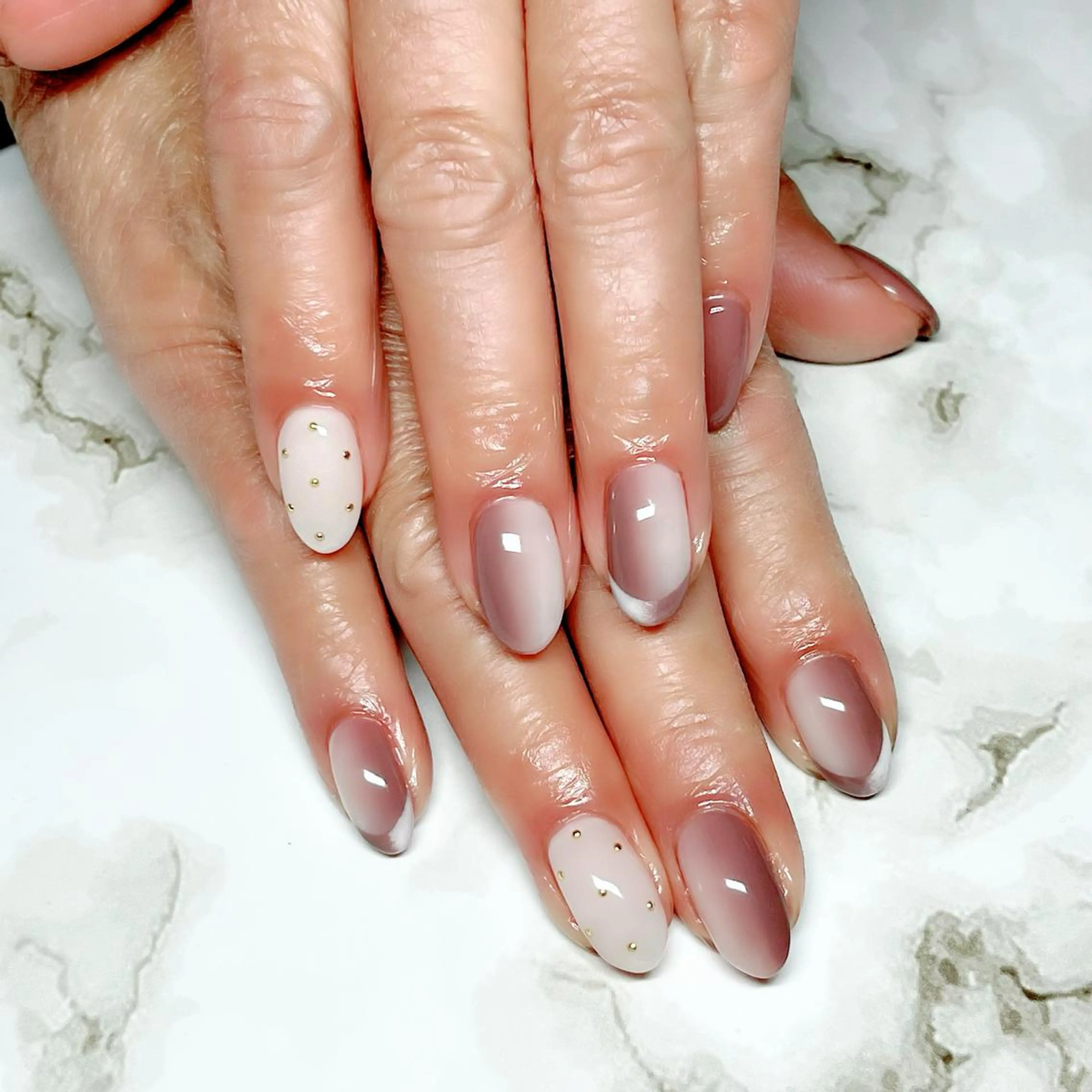 ネイル フレンチネイル オンブレフレンチ RuxuryNail ／RiAnnaのネイルデザイン