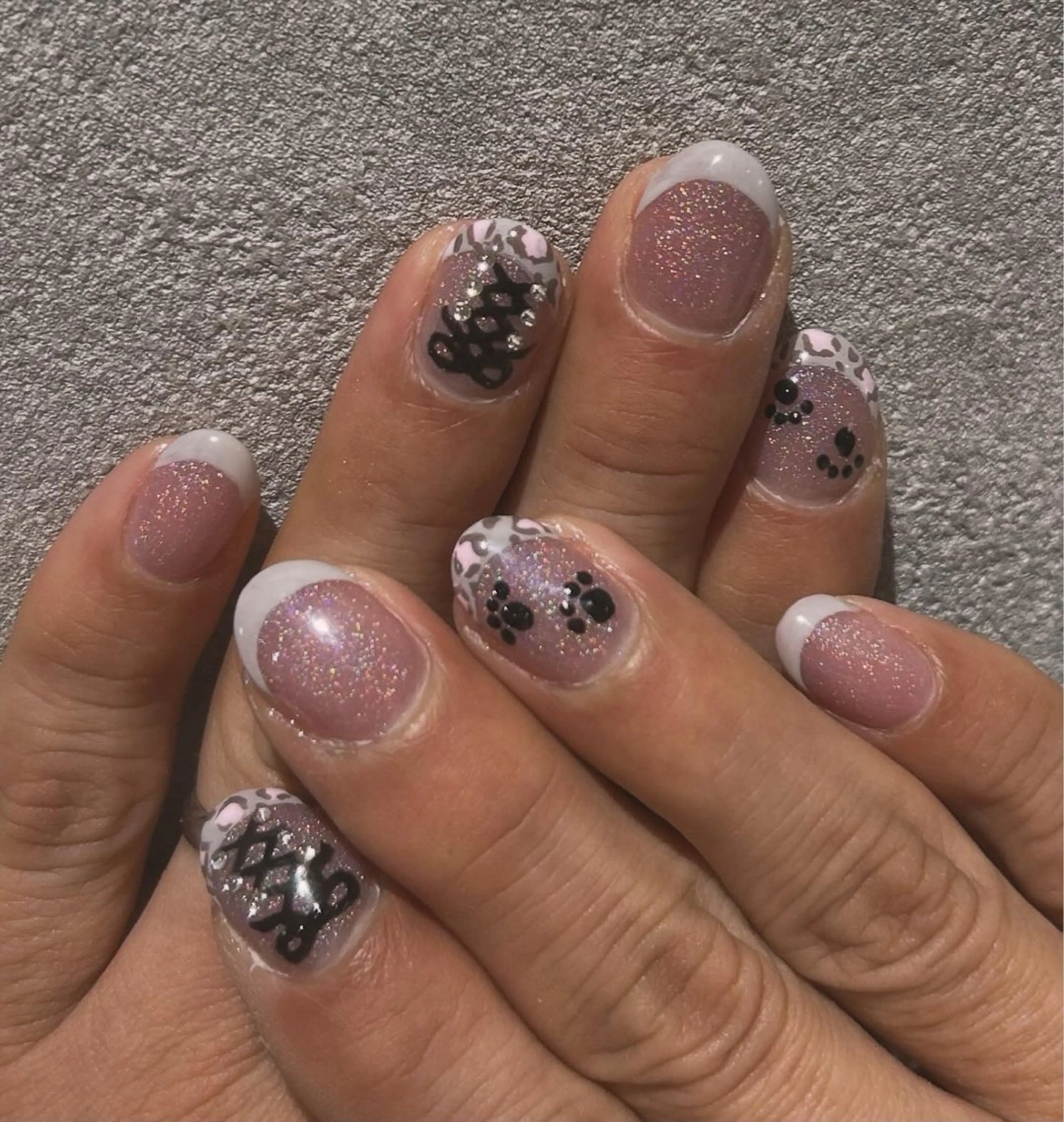 ネイル フレンチネイル 大山 なつみのネイルデザイン