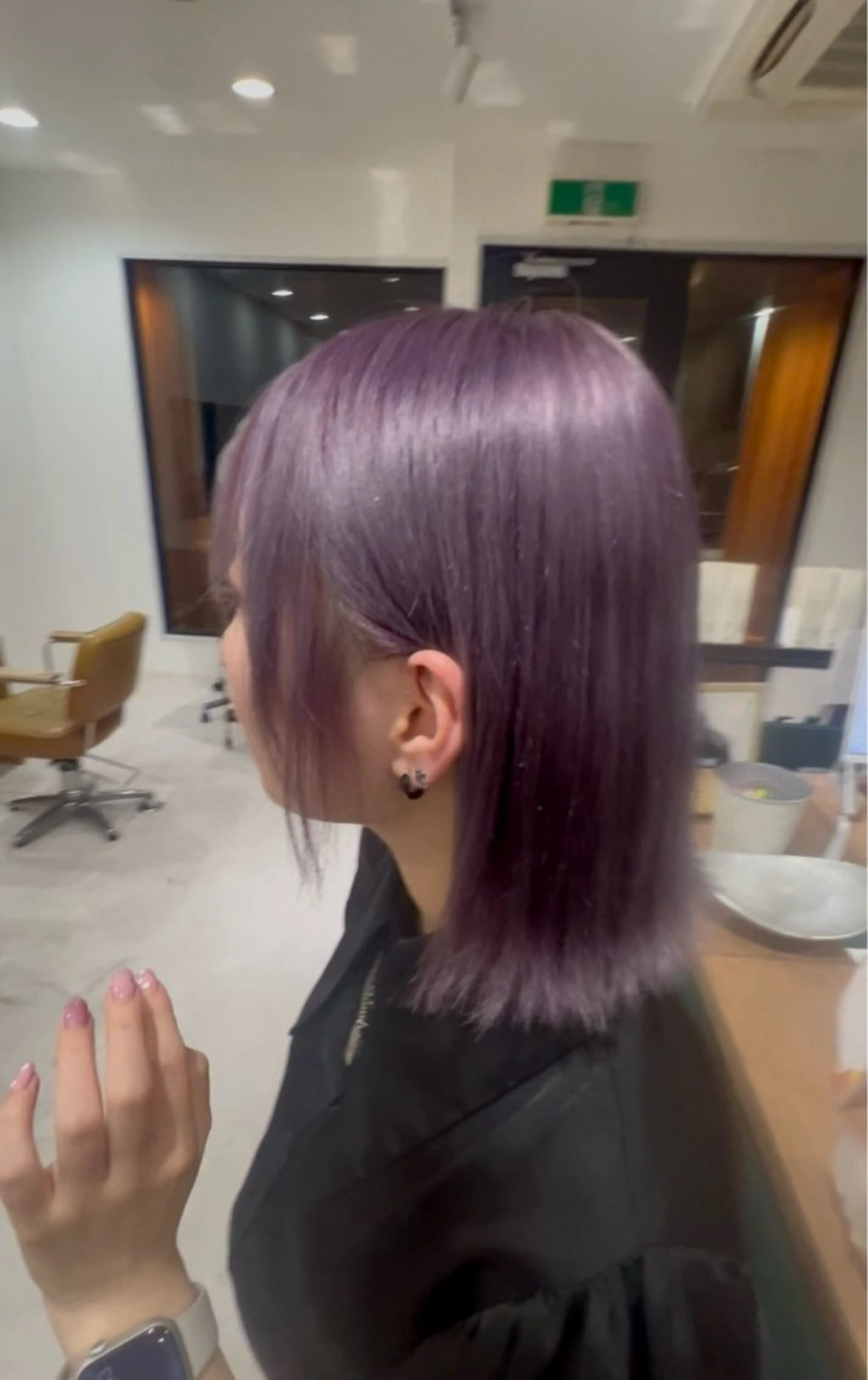 ミディアム 南木 雅史のヘアスタイル