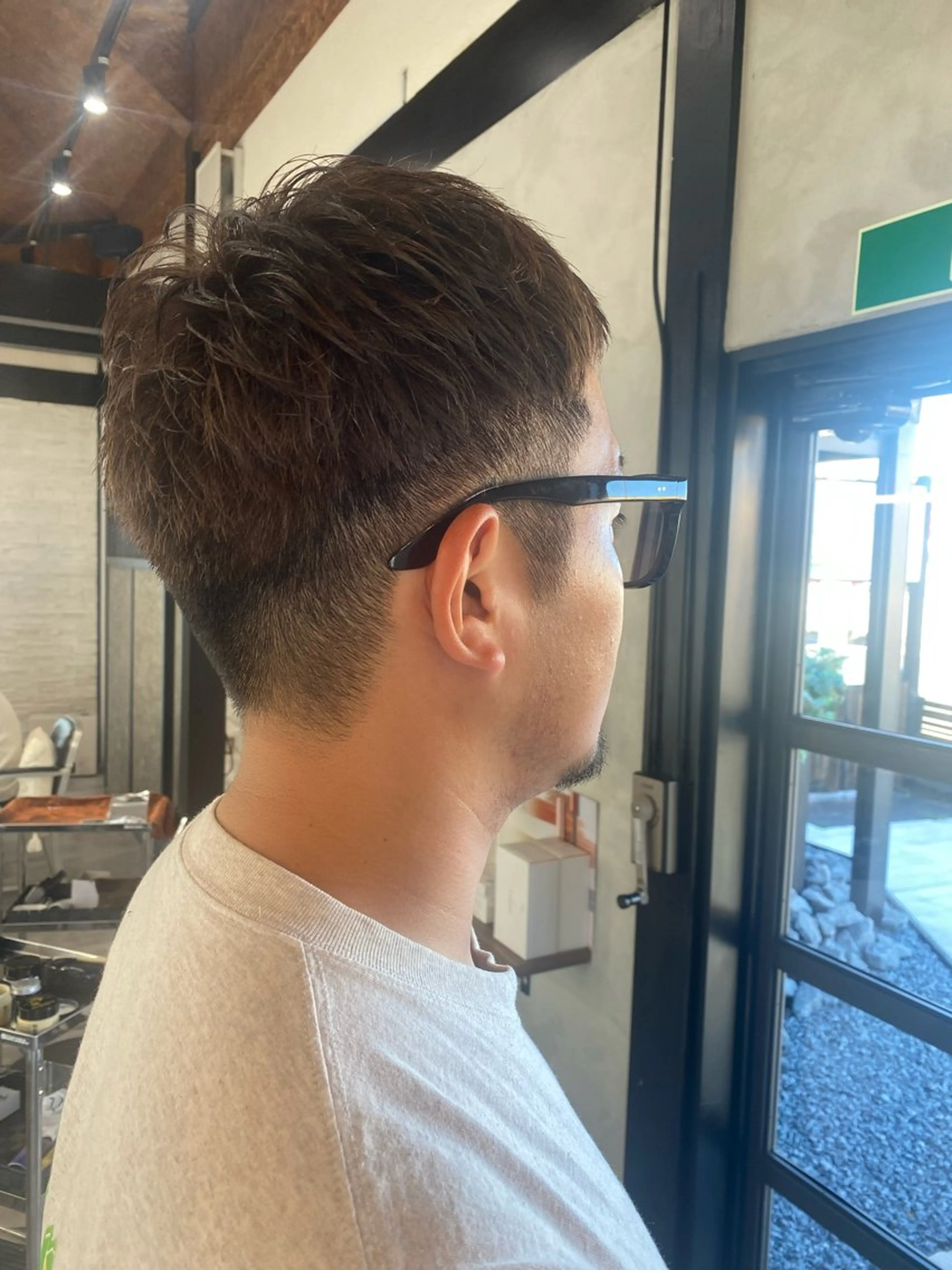 カラー メンズ 齋藤 未来のヘアスタイル