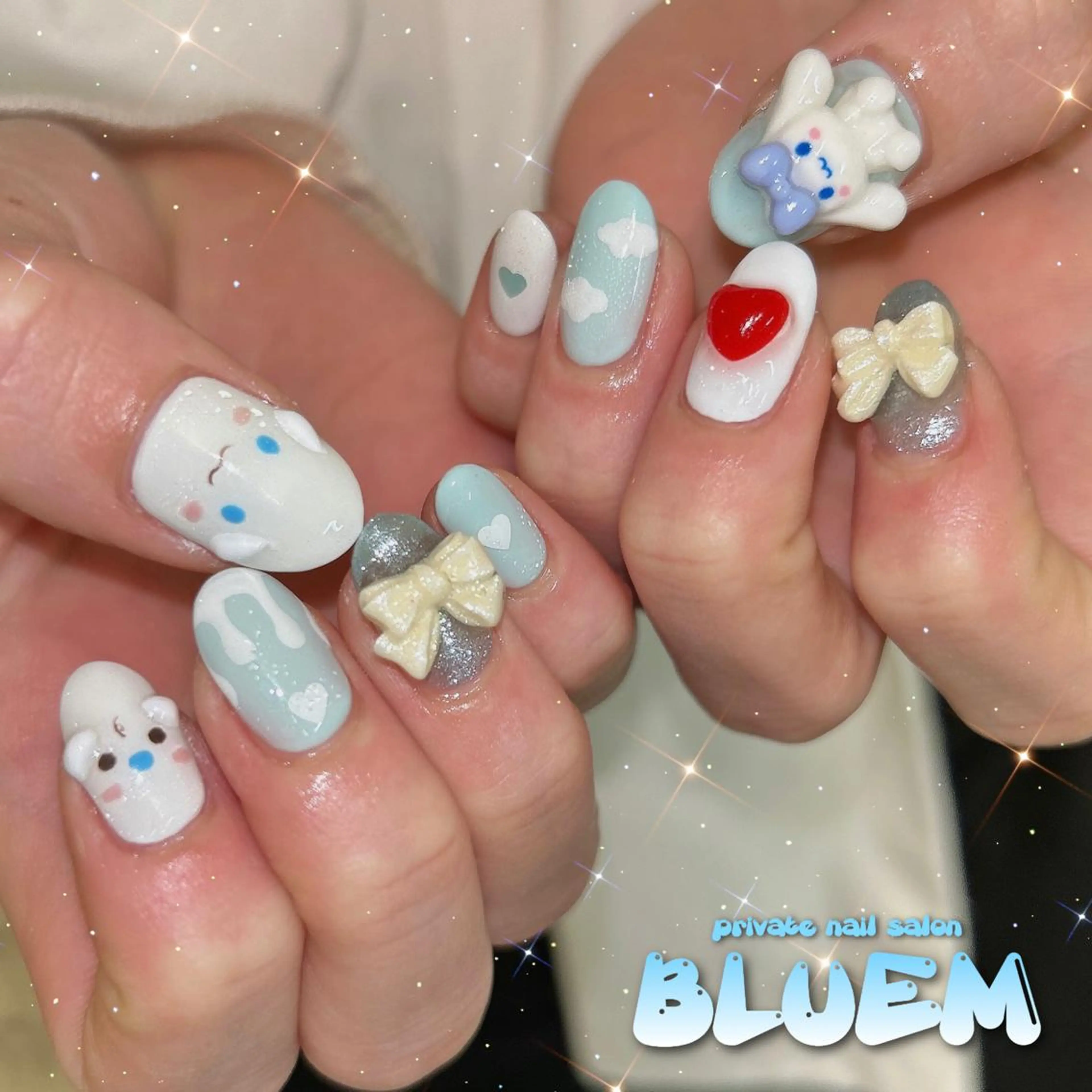 ネイル ハンドネイル BLUEM なな🐶のネイルデザイン