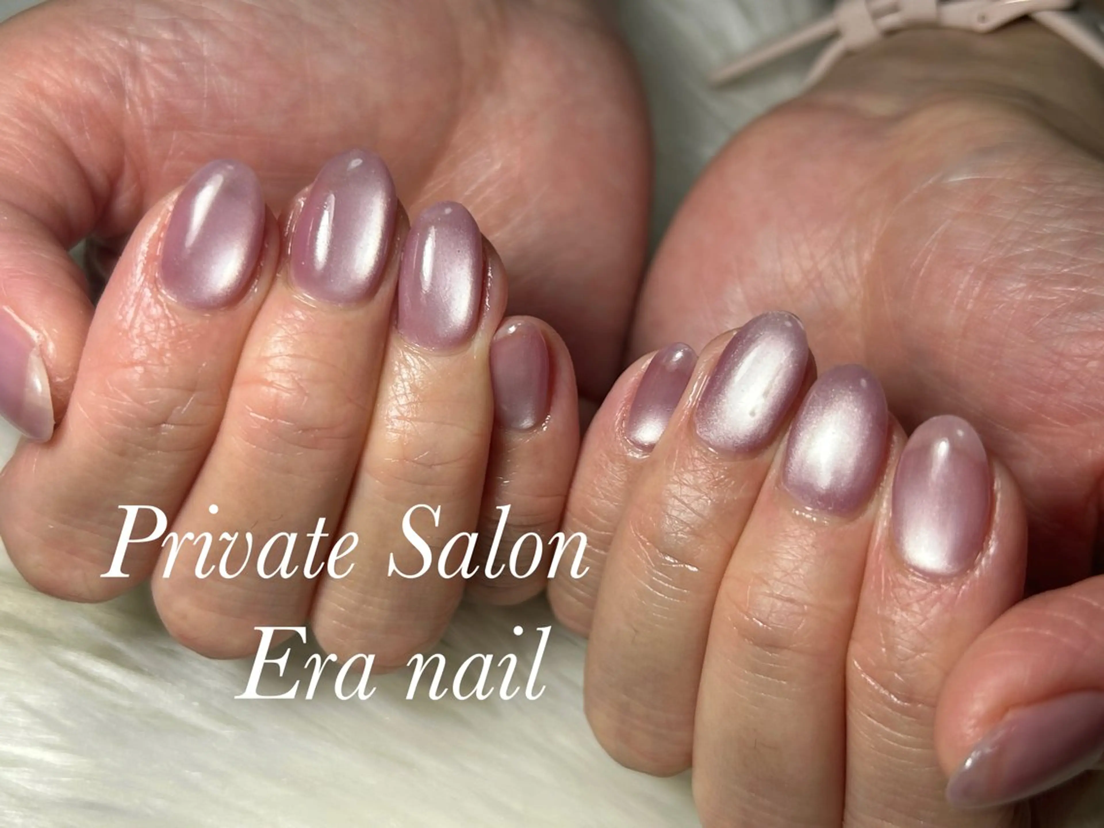 ネイル マグネットネイル マグネットワンカラー ワンカラーネイル ハンドネイル Era nailのネイルデザイン