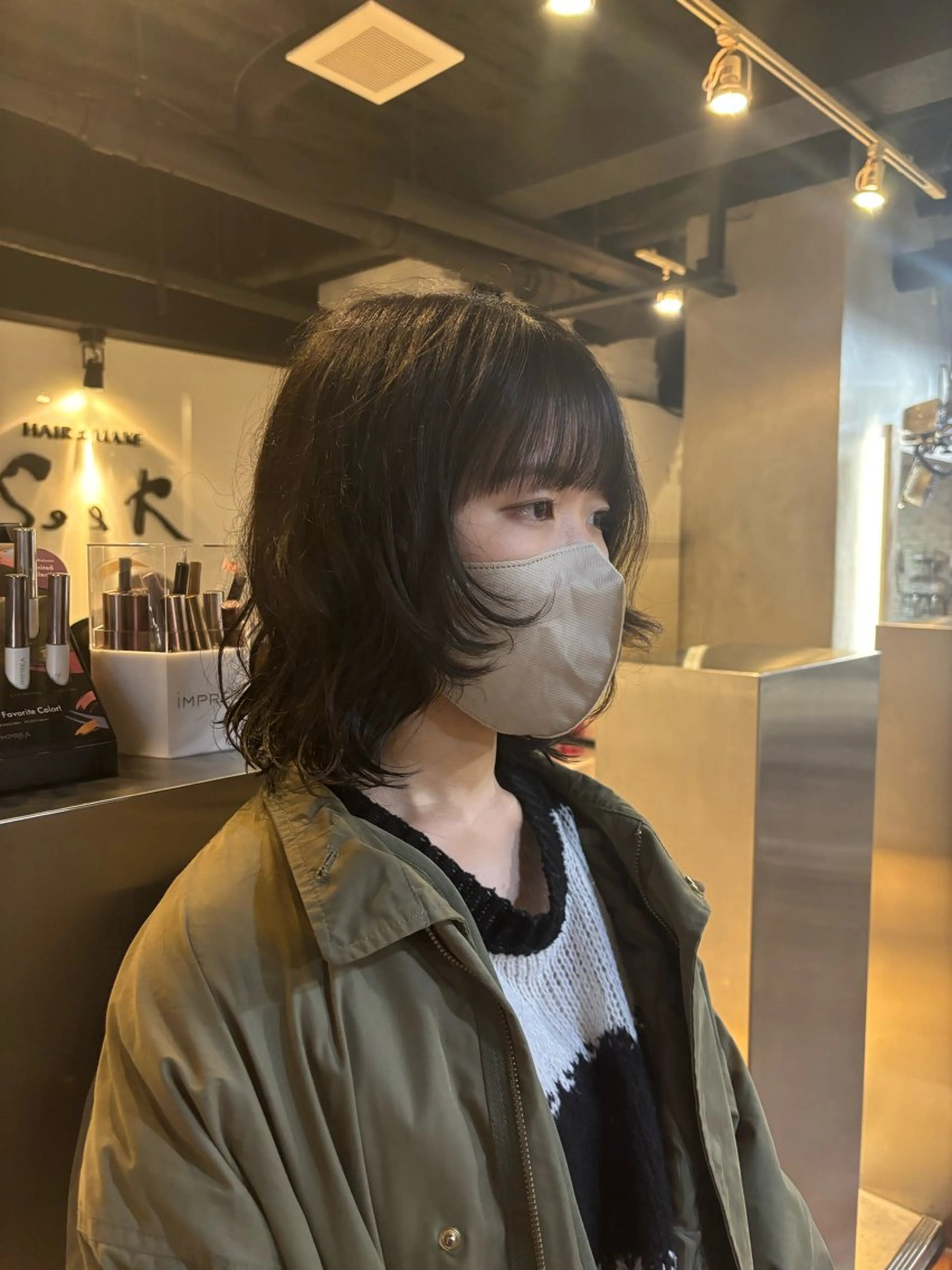 ミディアム レイヤーカット カット 🩶レイヤー/盛れる 顔まわり🩶フウカのヘアスタイル