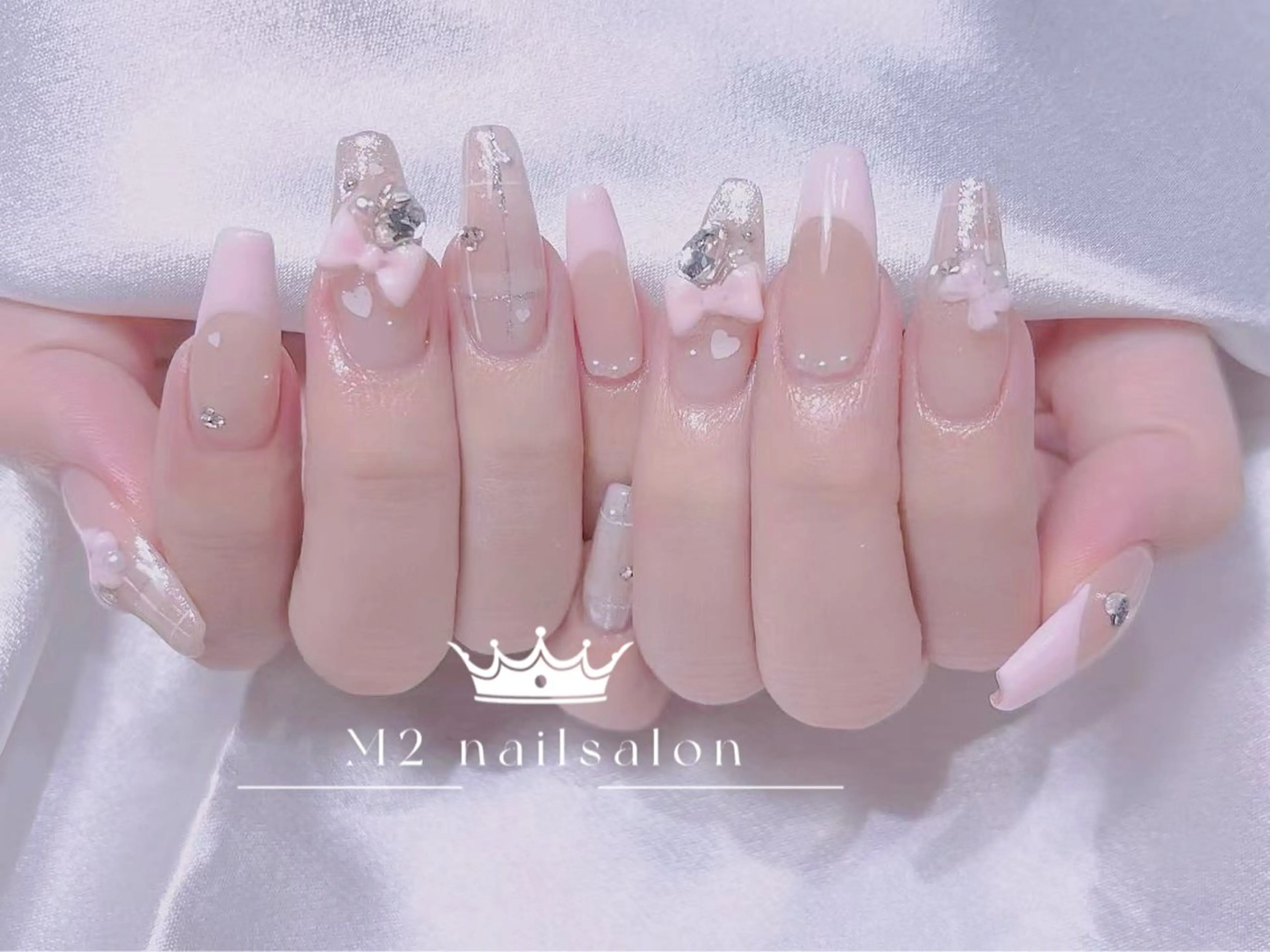 ネイル ハンドネイル 長さだし専門店 M2　rikaのネイルデザイン