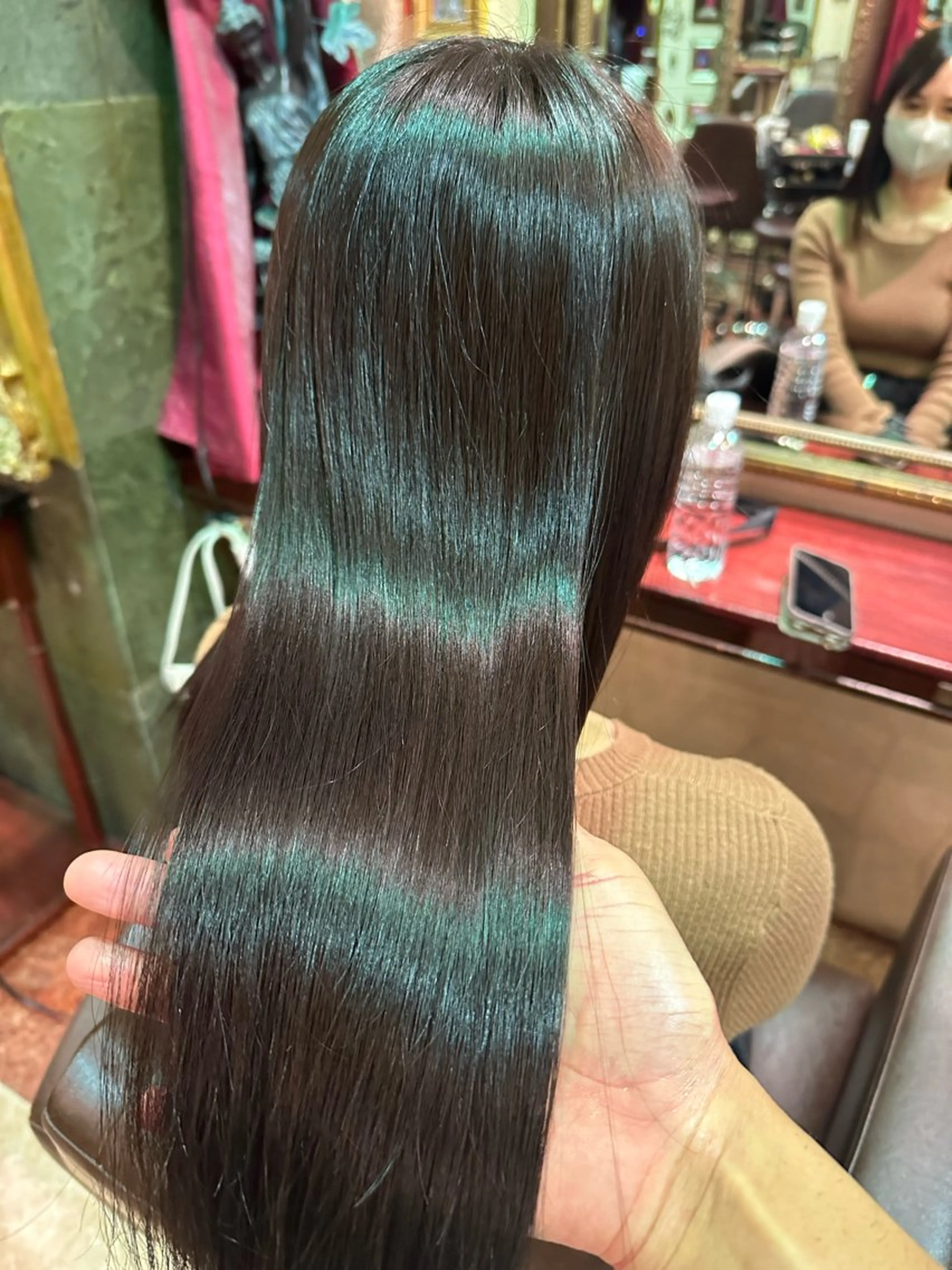 ロング カラー ベージュカラー ブラウンカラー 透明感カラー グレージュ トリートメント カット ヘアカラー トリートメント 【レイヤー/韓国風 /髪質改善】RINのヘアスタイル