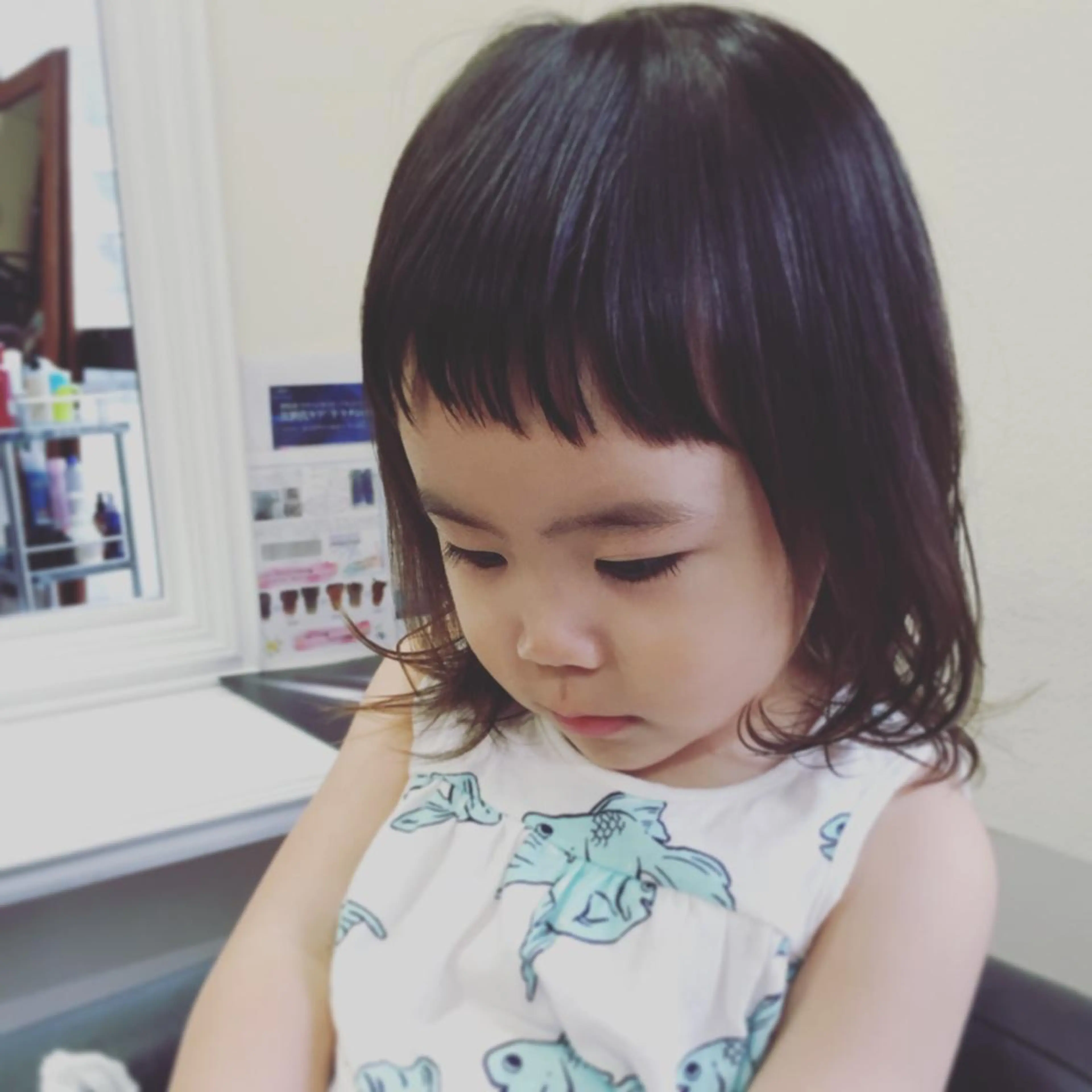 ショート ミディアム セミロング ロング カラー パーマ ヘアアレンジ キッズ 成松 勇治のヘアスタイル