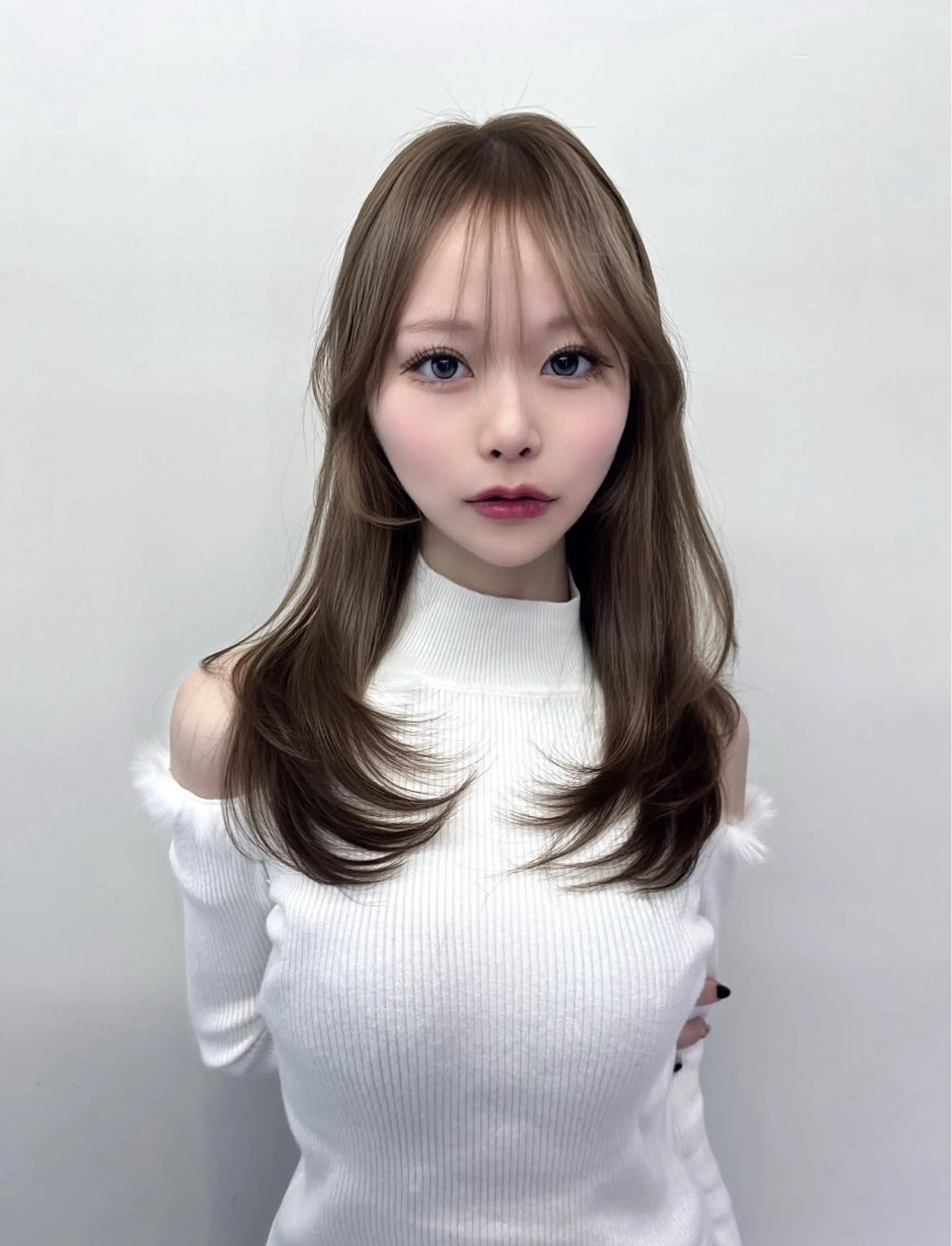 ロング カラー カット ヘアカラー トリートメント 韓国ヘア/髪質改善 TAKAHIROのヘアスタイル