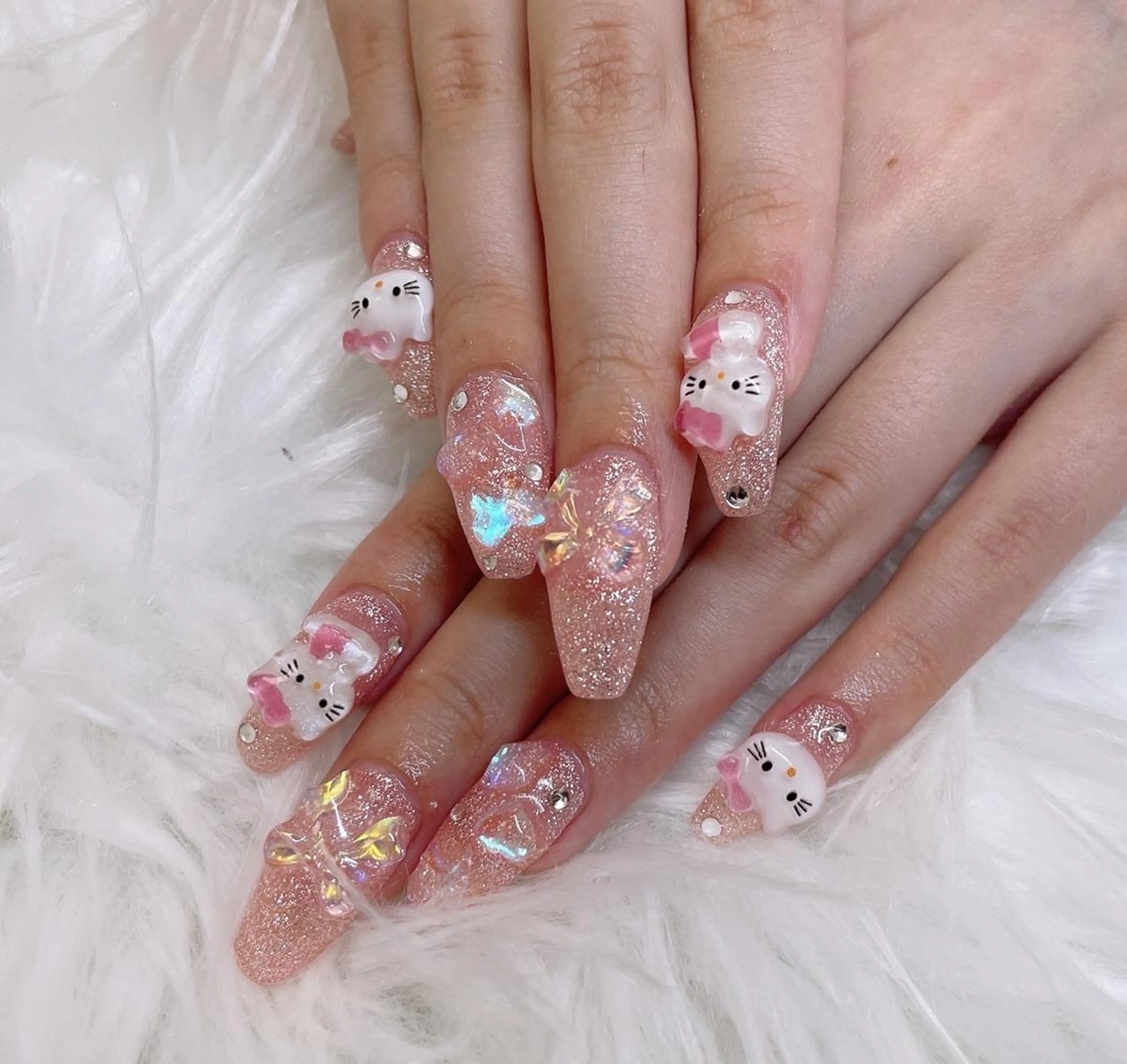 【オフ込み】10本パーツ・ストーン乗せ放題の写真