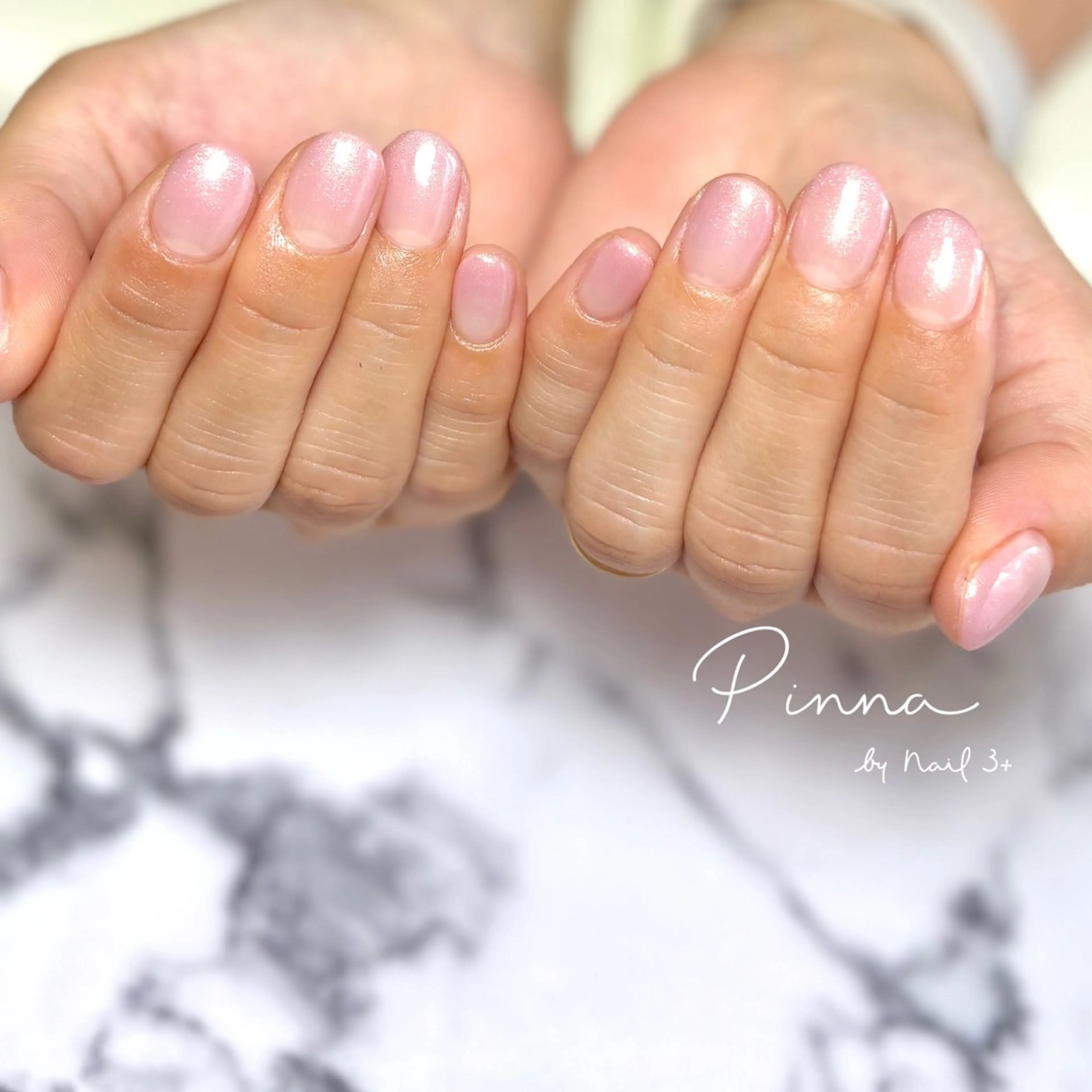 ネイル グラデーション ピンク Pinna by nail3+所属・Mayu 🌷🦋のネイルデザイン