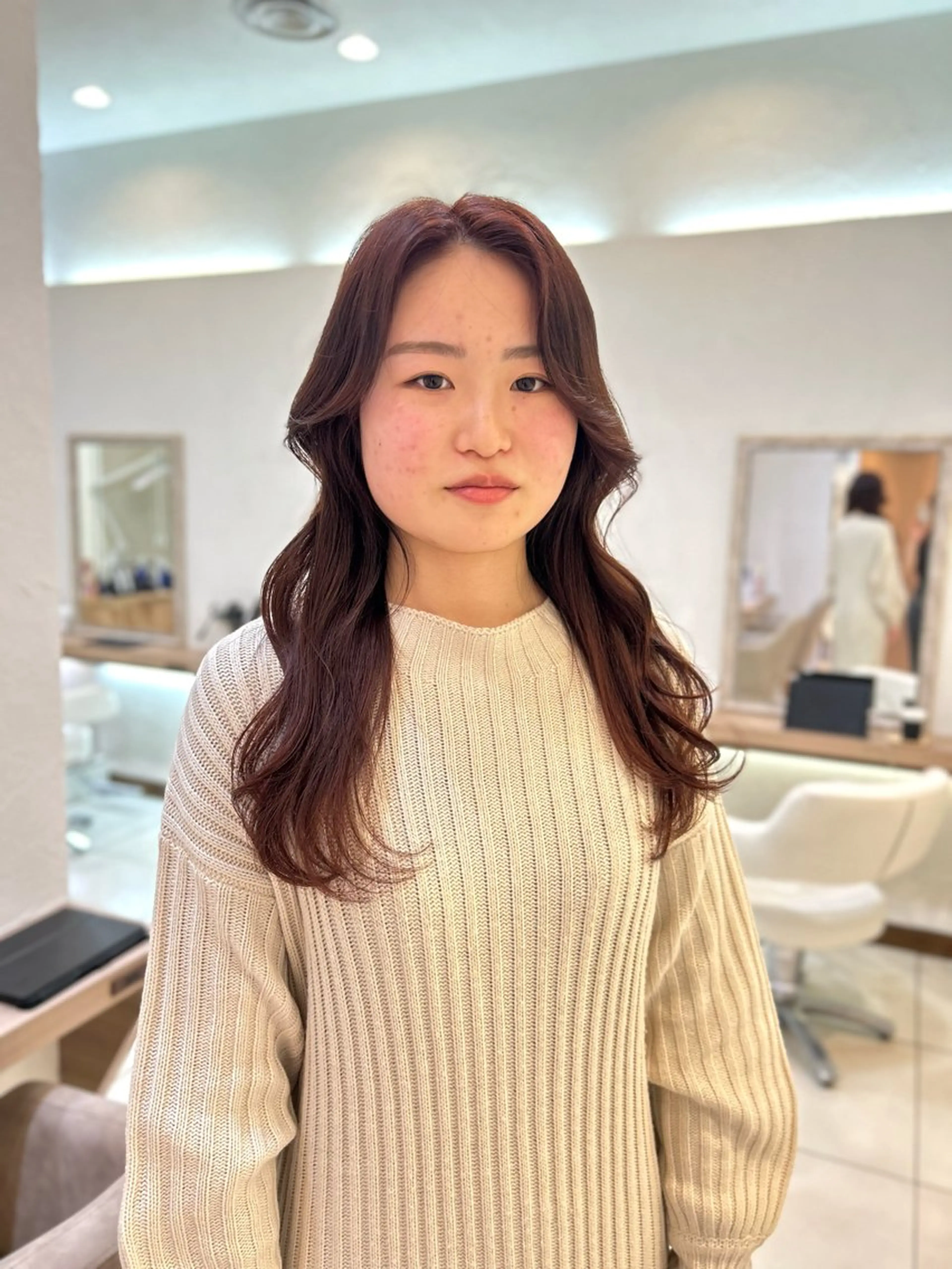 ロング カラー ブリーチ 透明感カラー ヘアカラー トリートメント 似合わせカラー/艶 髪質改善/ヨシザキのヘアスタイル