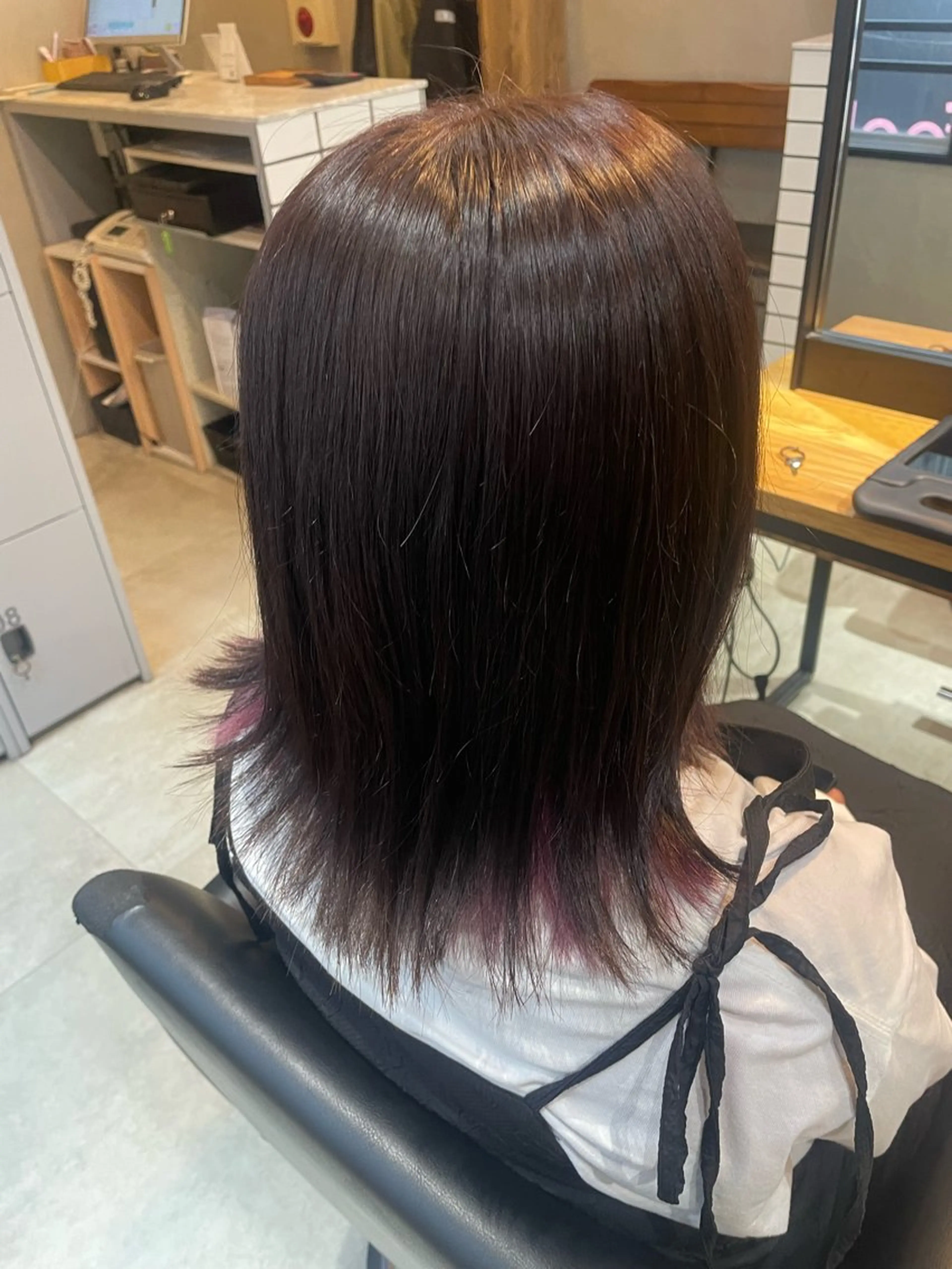 カラー ピンクカラー ヘアカラー HAYATA/透明感 /派手髪/ケアブリのヘアスタイル