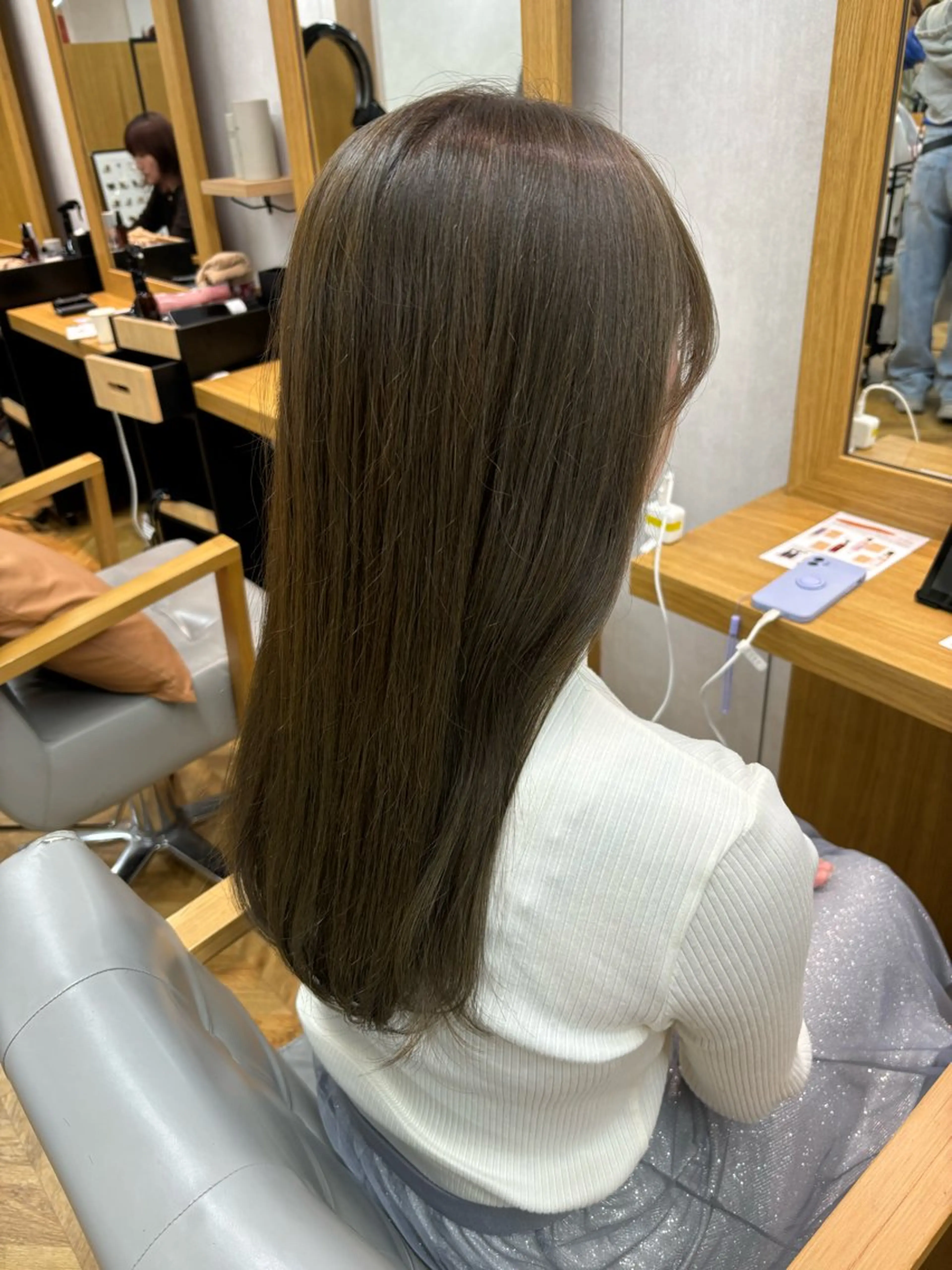 カラー 透明感カラー オリーブカラー カット ヘアカラー トリートメント ボブ/ミディアム 親しみやすさ/さくらのヘアスタイル