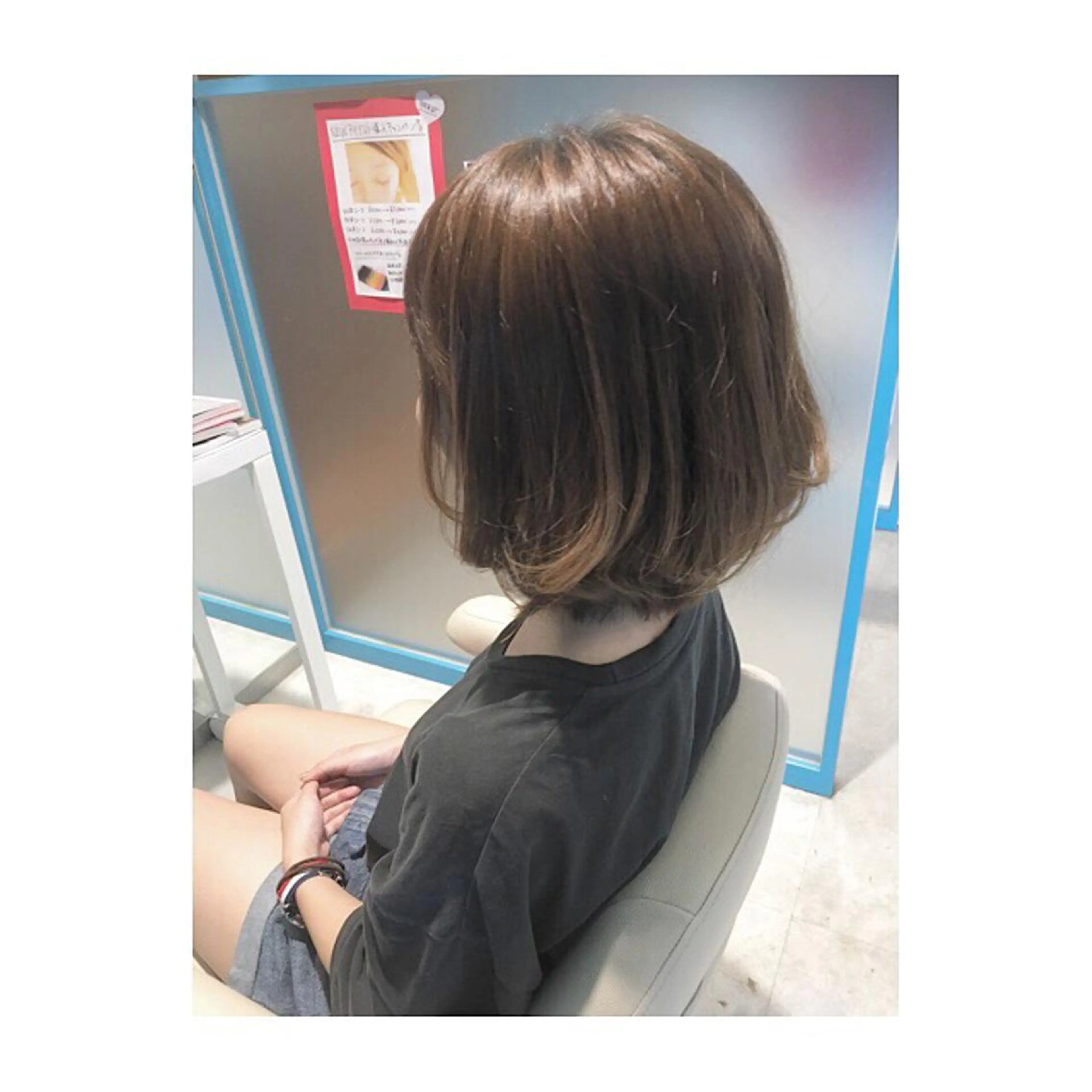 ショート カラー カット ヘッドスパ utatane /髪質改善サロンのヘアスタイル