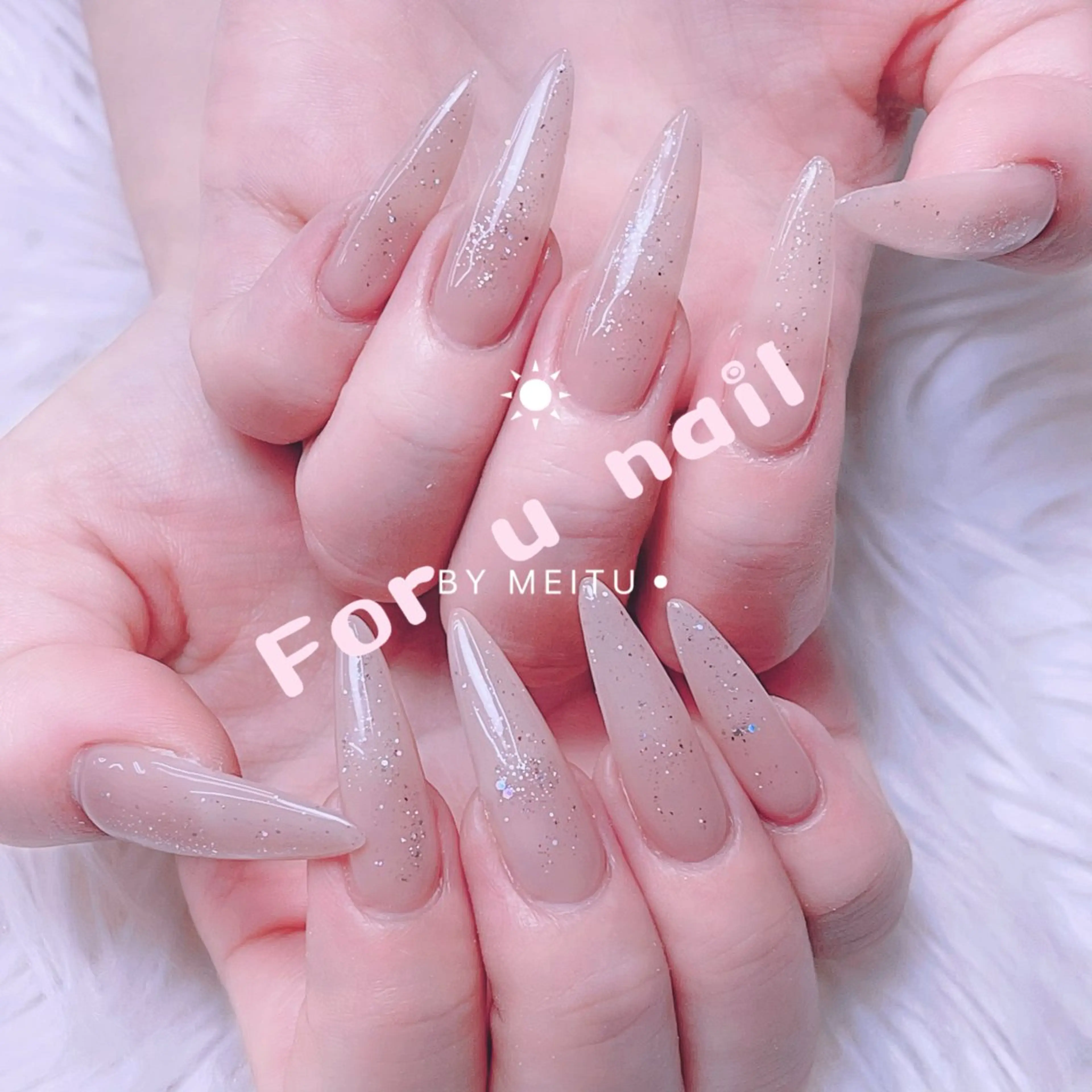 メンズ ネイル アートネイル フレンチネイル ジェルネイル キラキラネイル パラジェル ハンドネイル Bloom スカルプ専門店のネイルデザイン