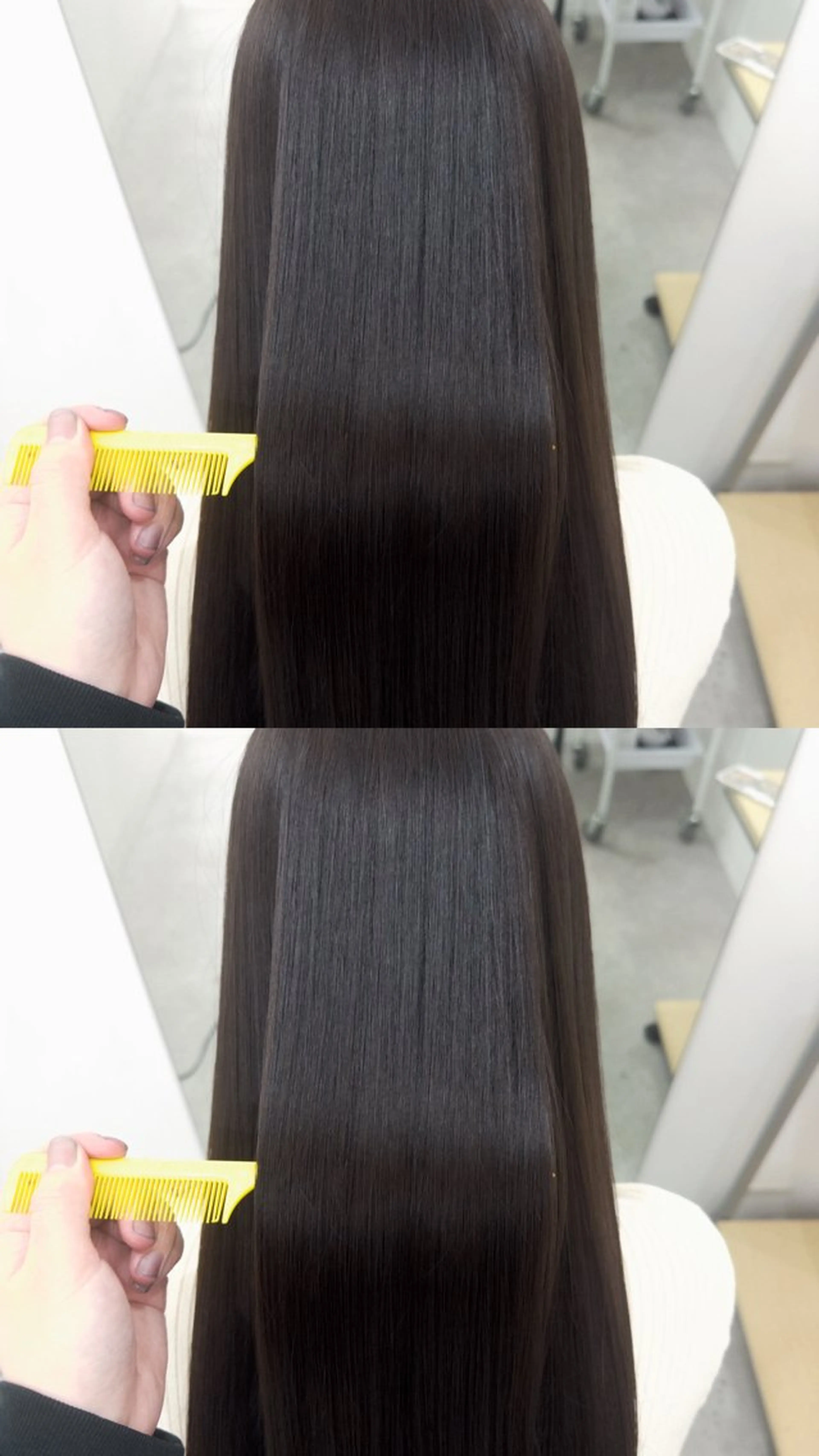 ロング ヘアカラー 野水 実栞のヘアスタイル