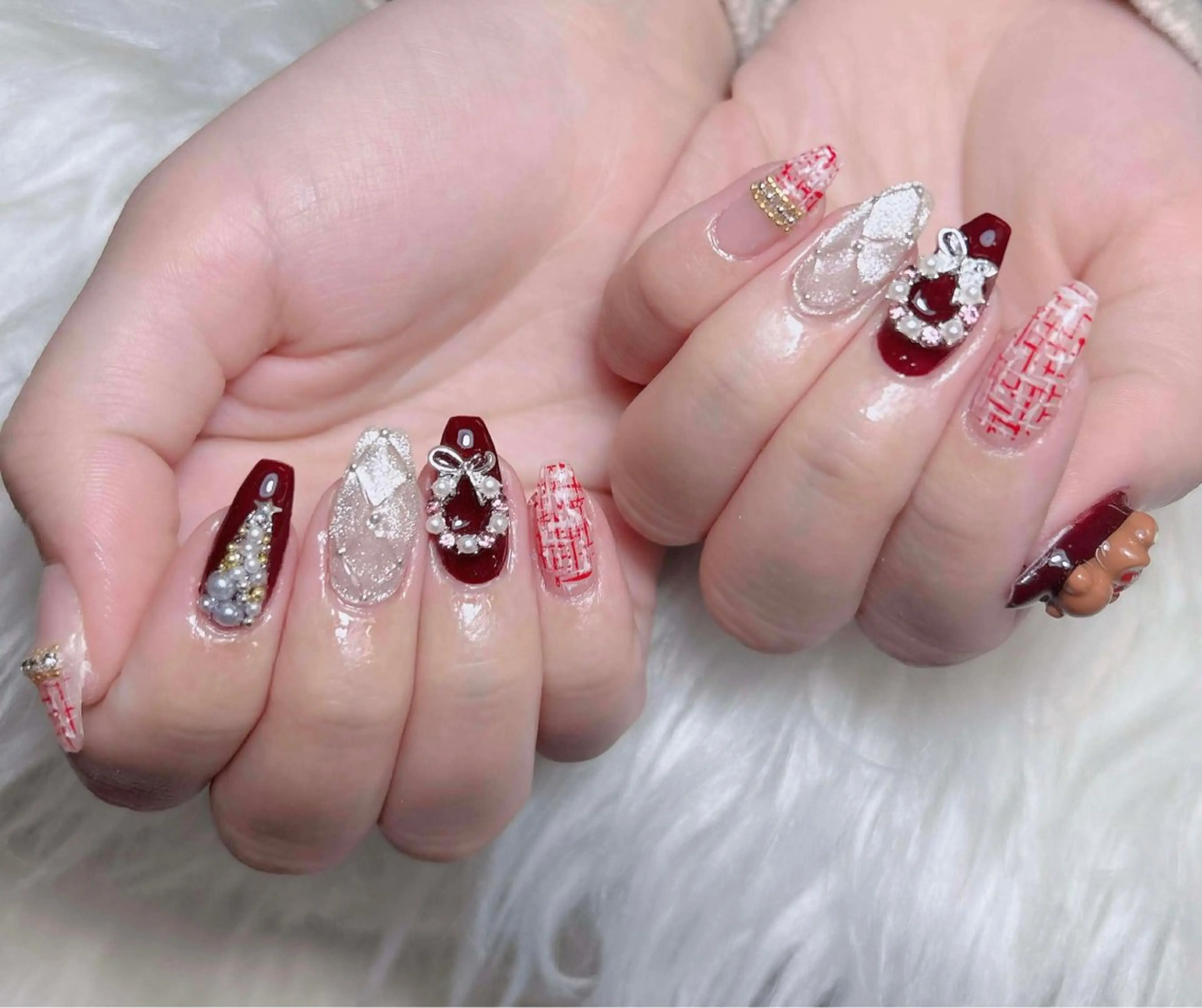 ネイル オーロラネイル チークネイル フットネイル フレンチネイル ハロウィン ハンドネイル Lumi Nail 新大久保3‘のネイルデザイン