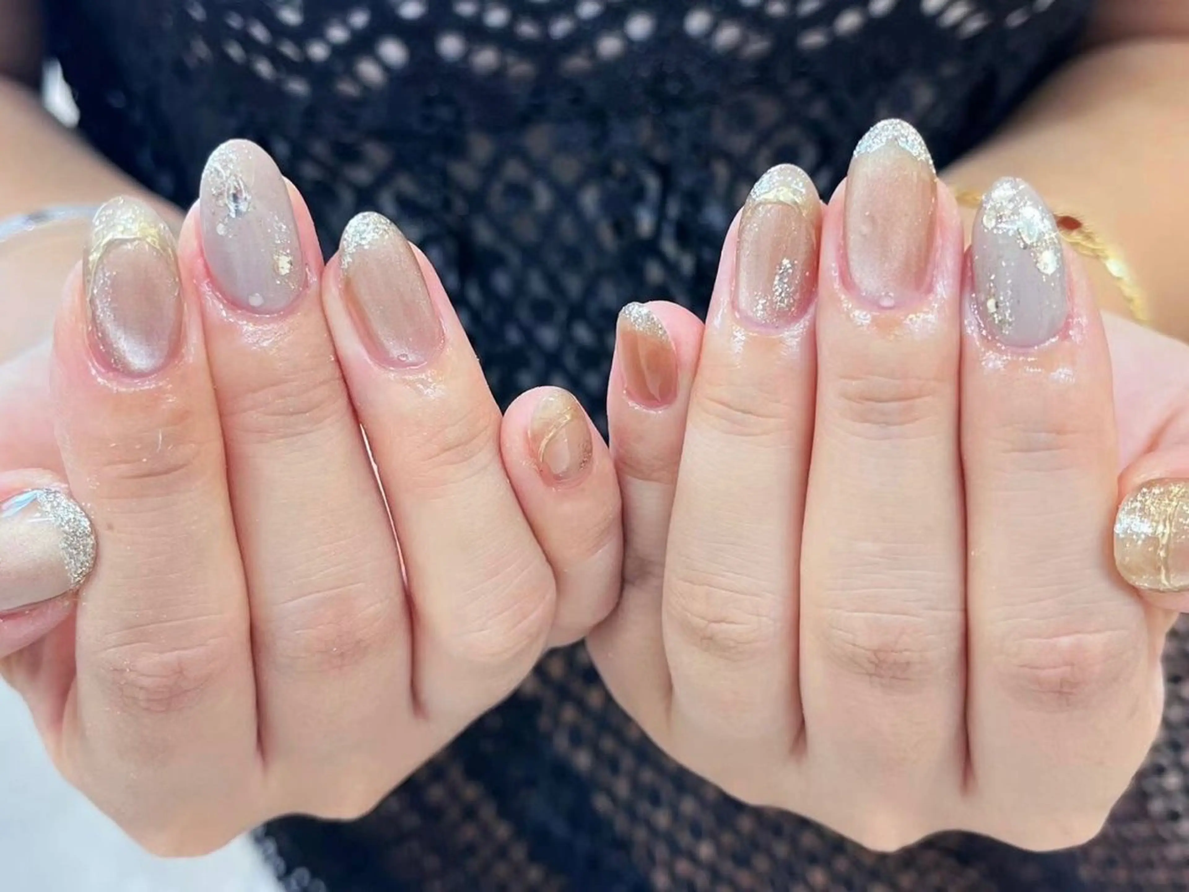 ネイル アートネイル フラワーネイル フットネイル ジェルネイル マグネットネイル Babarla　Nail　Salon所属・babarla Nailのネイルデザイン