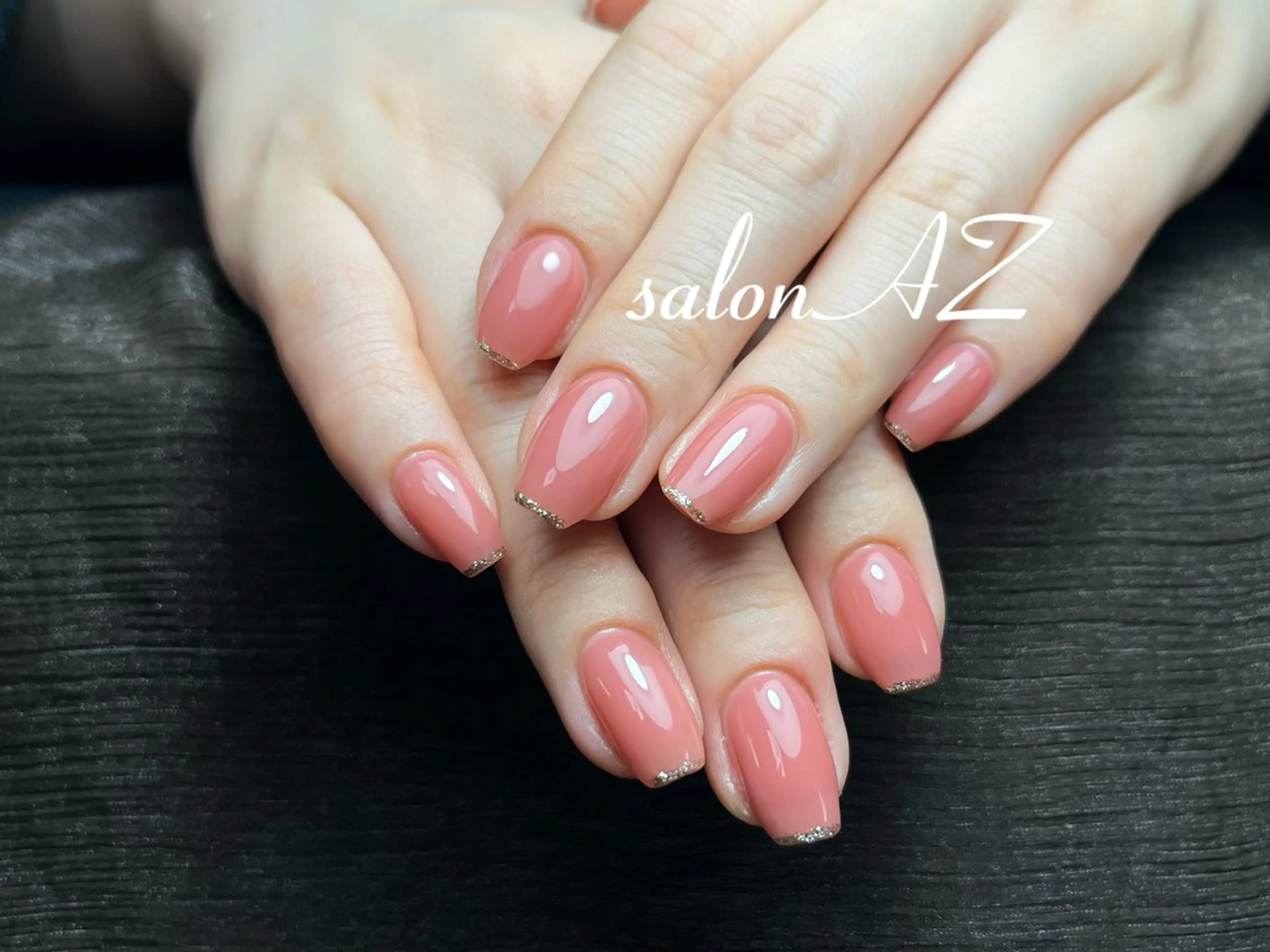 ネイル アートネイル 長さ出し フットネイル フレンチネイル ジェルネイル salon AZのネイルデザイン