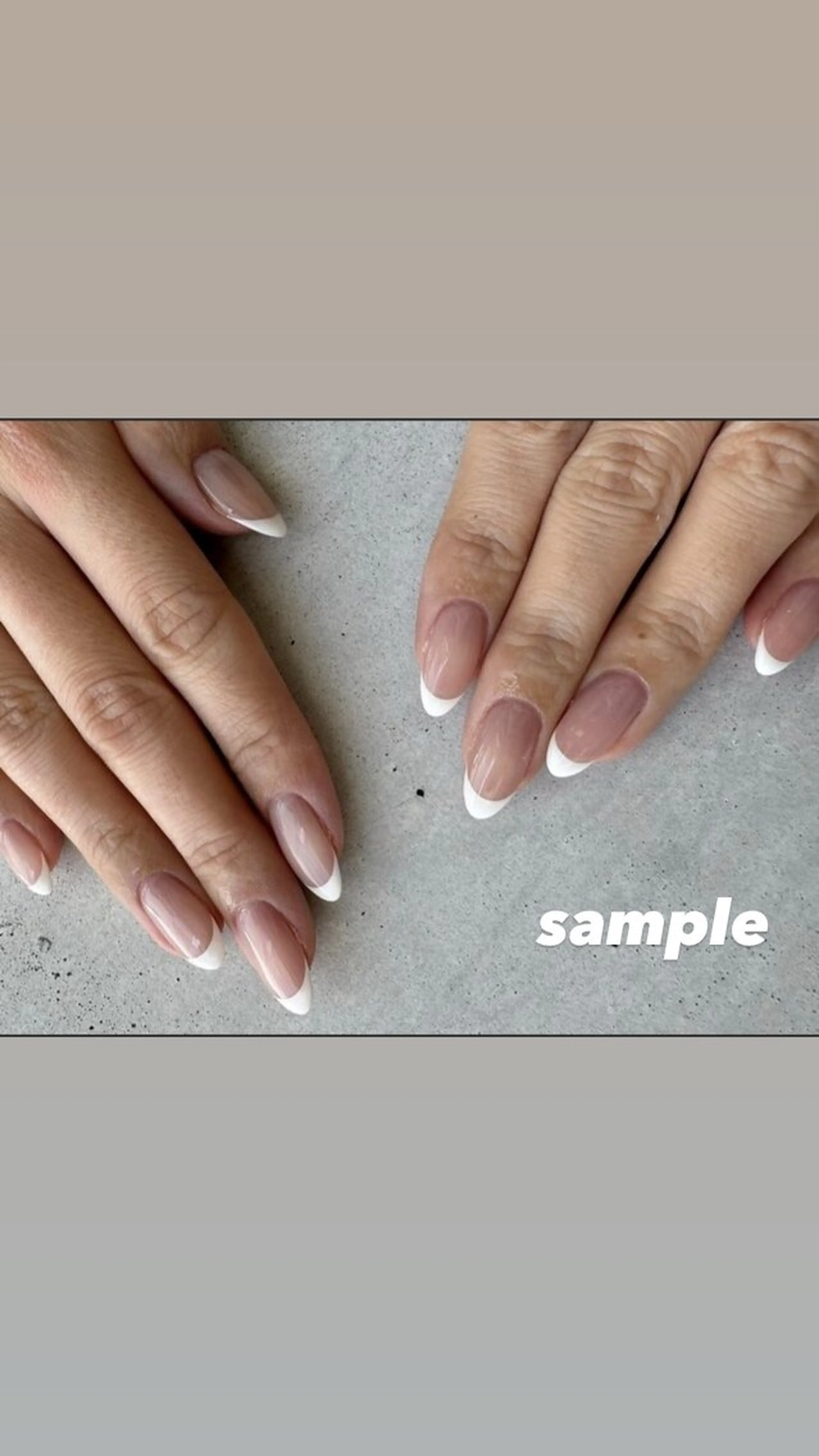 🪞クリアベースの白フレンチネイル🎀【オフ無し】の写真