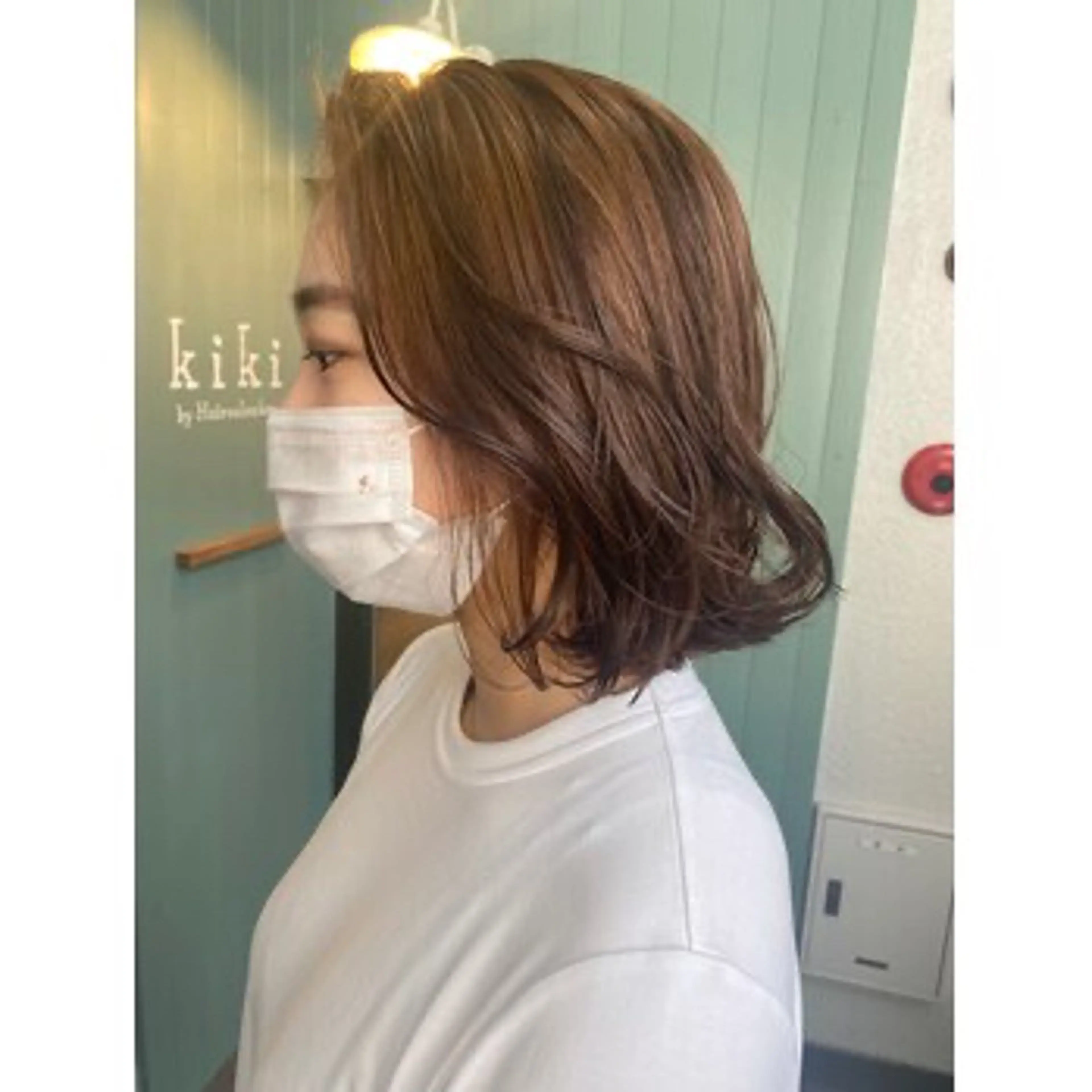 ミディアム ボブ スタイリスト まことのヘアスタイル