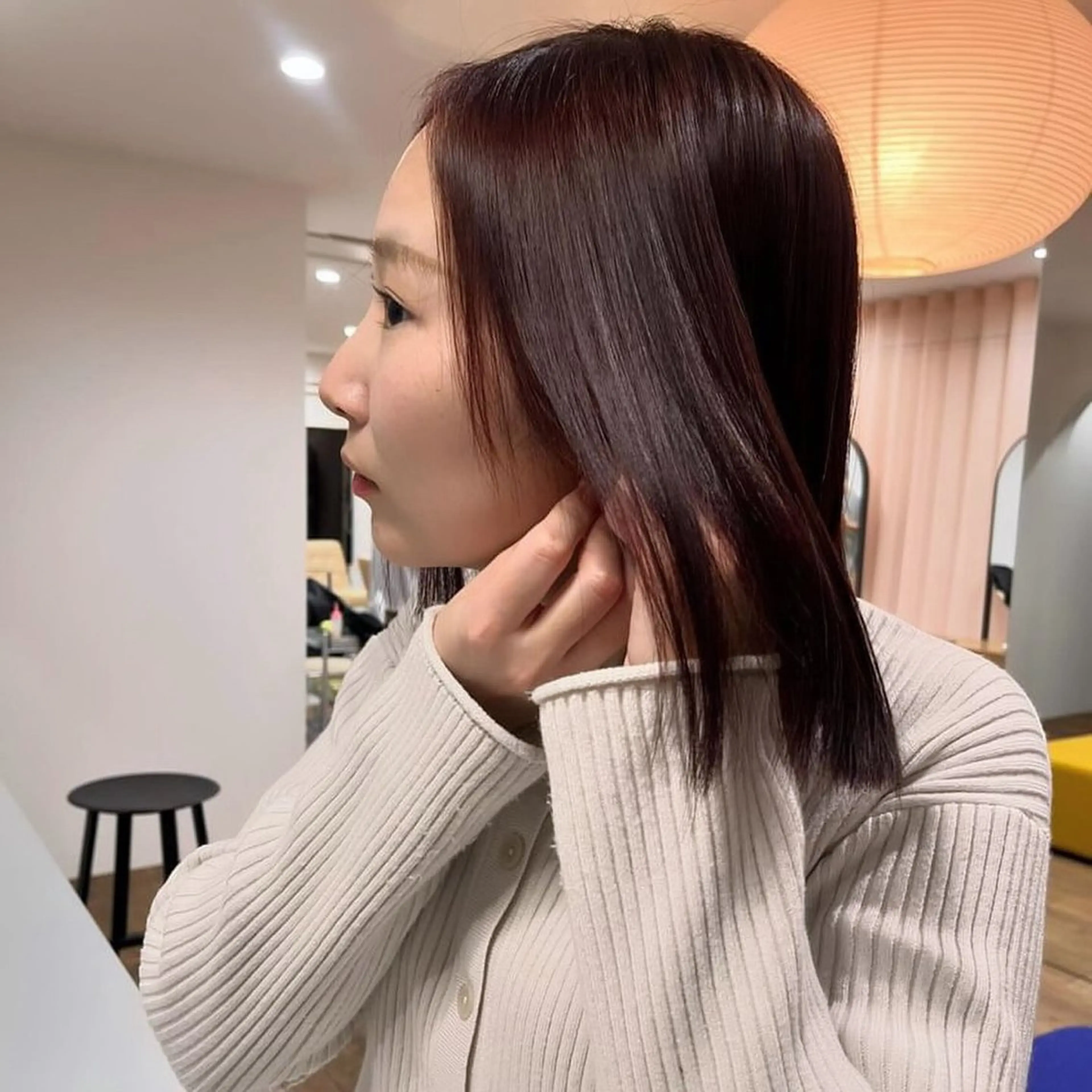 ミディアムカラー＋うる艶トリートメントの写真