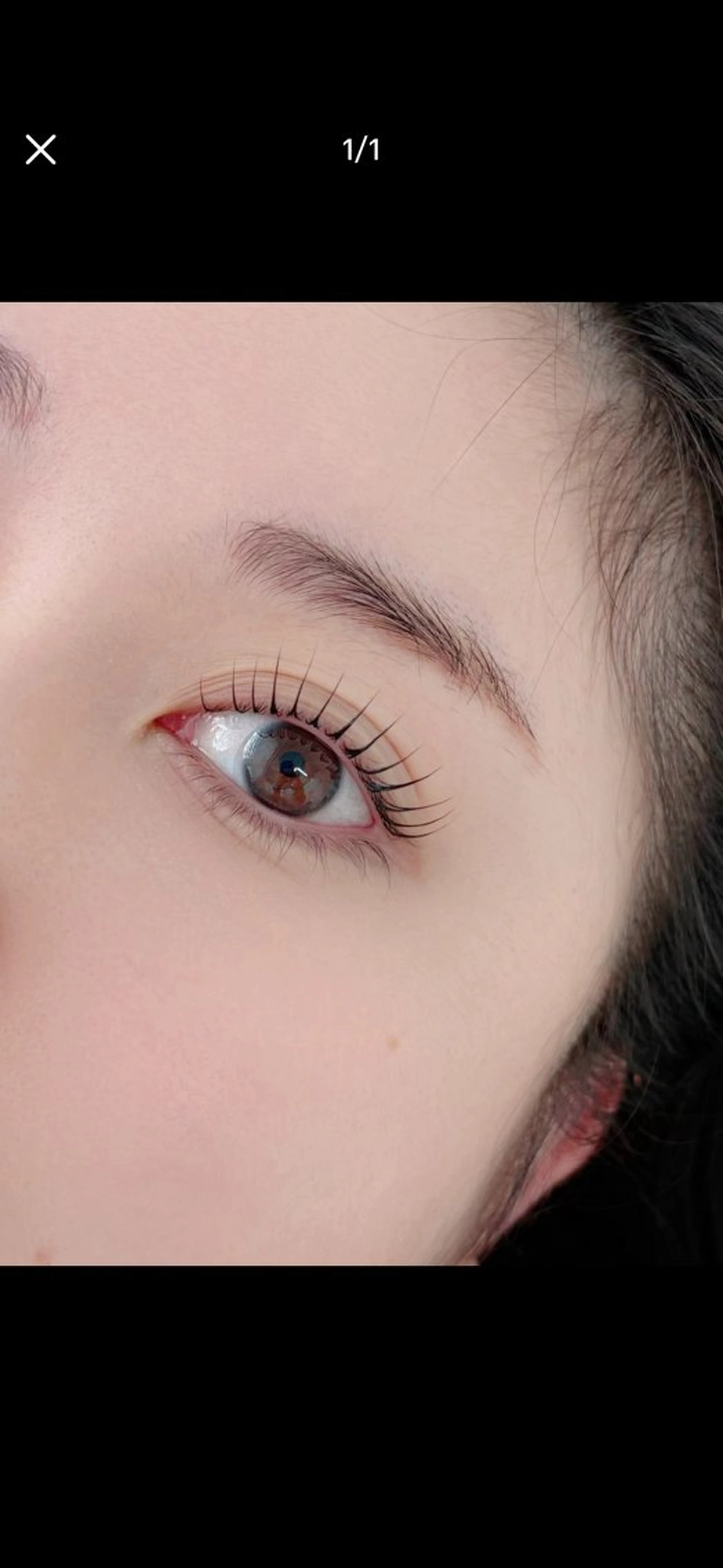 (まつけパーマ)ラッシュリフト上SNS話題で韓国アイドル束間の写真