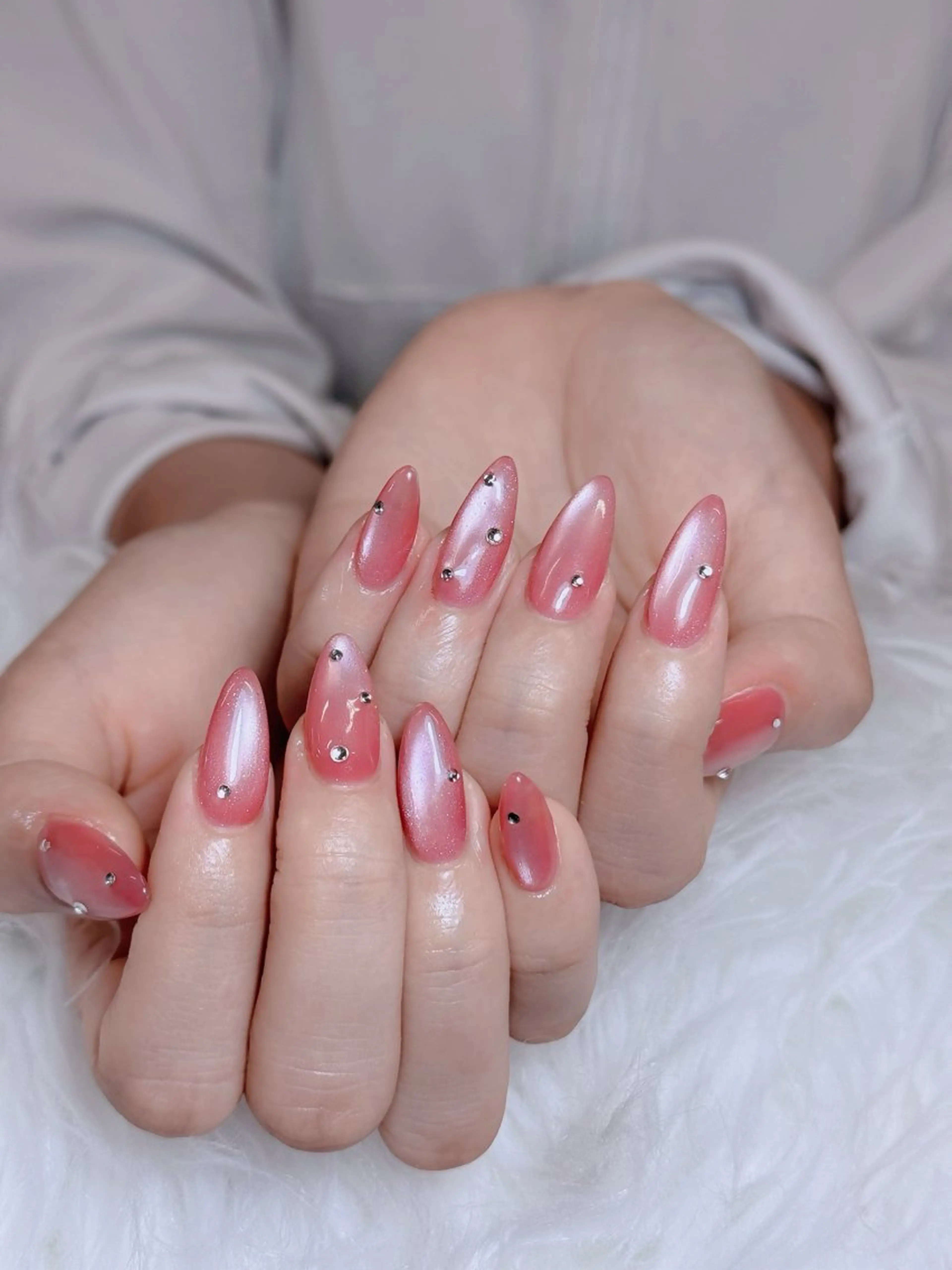 ネイル オーロラネイル チークネイル フットネイル フレンチネイル ハロウィン ハンドネイル Lumi Nail 新大久保3‘のネイルデザイン