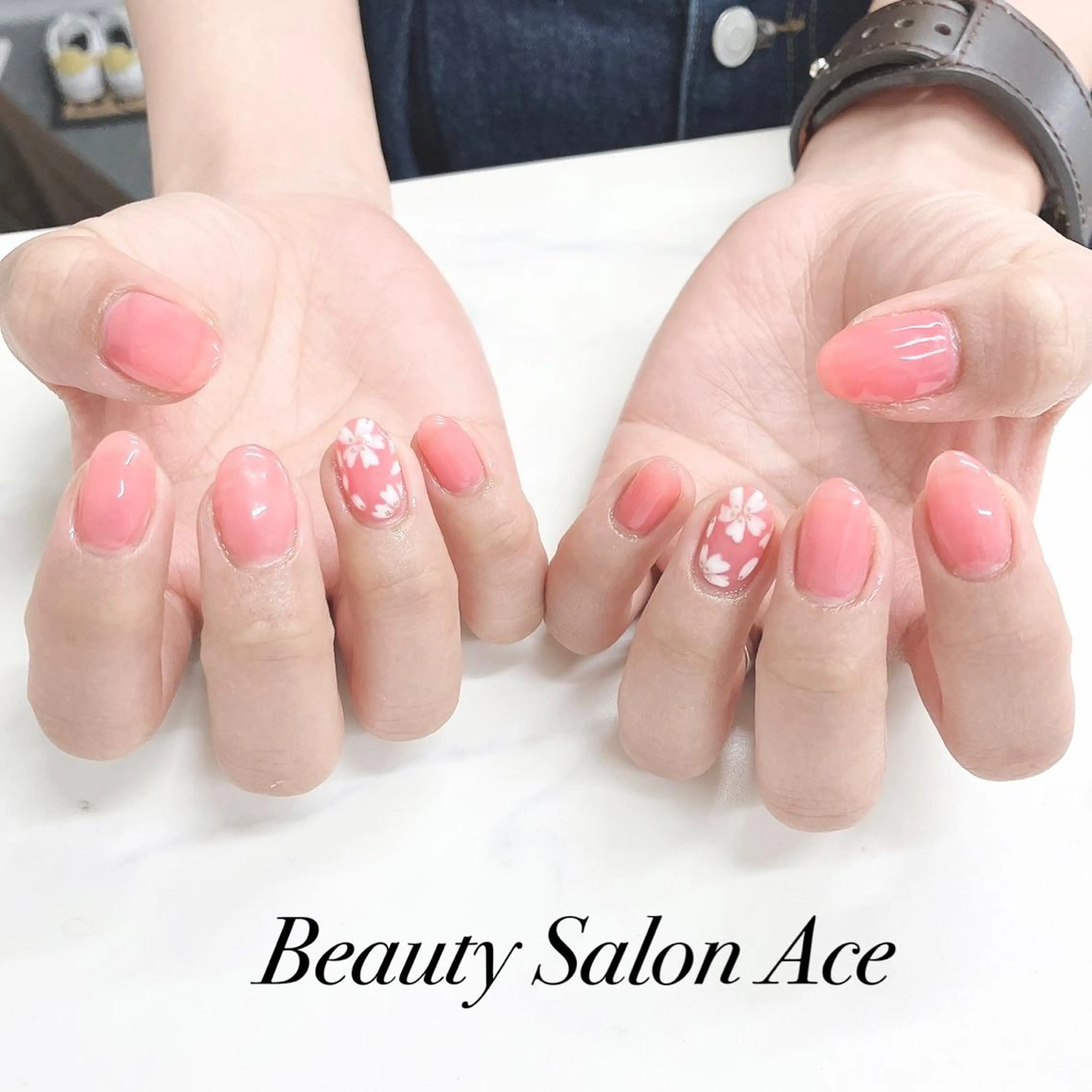 ネイル メンズネイル 春ネイル ハンドネイル ハンドケア Beauty Salon Ace（ネイルサロン　エース）所属・池袋フィルイン Ace♡長さだしのネイルデザイン