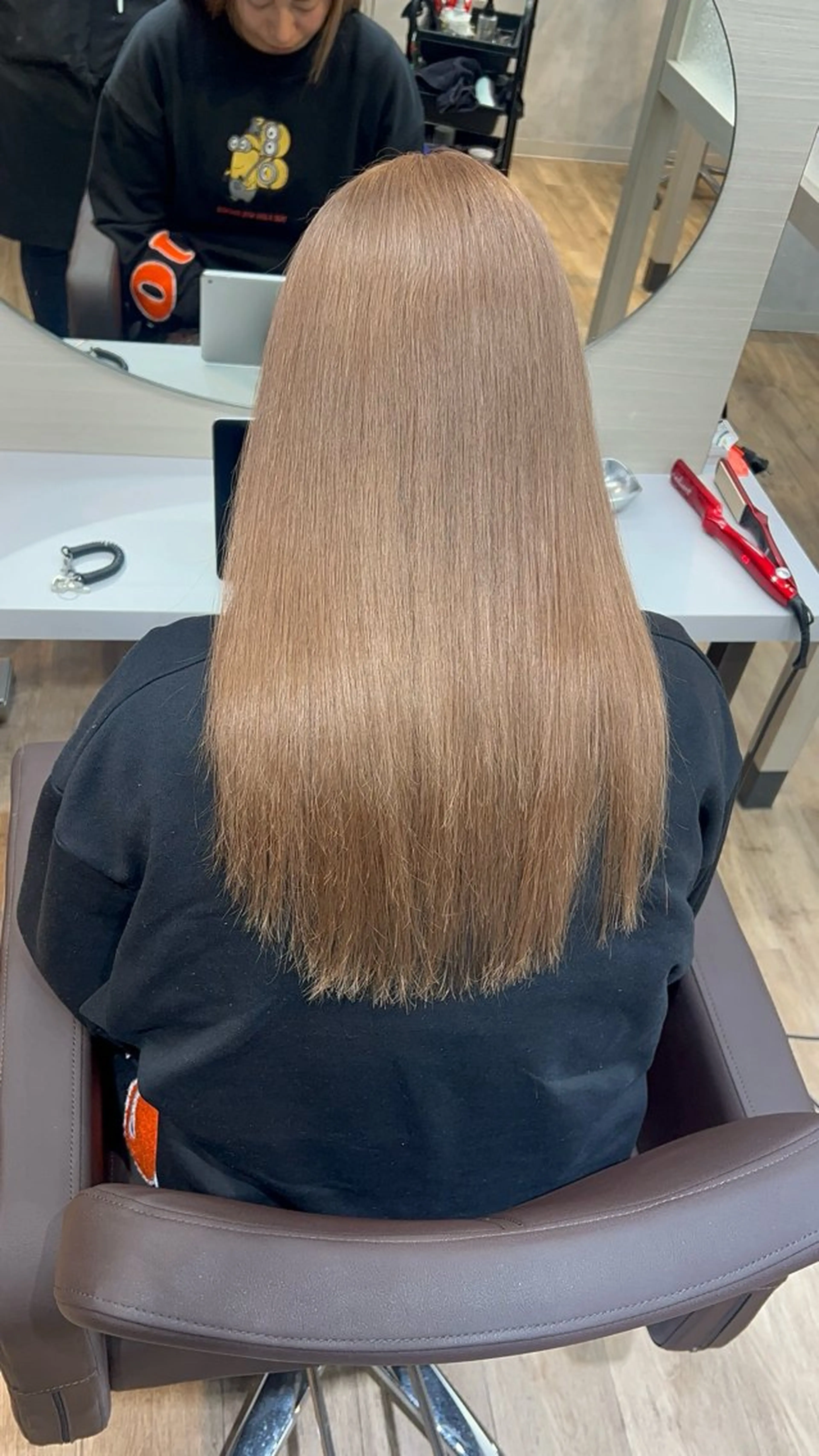 ロング カラー ヘアカラー トリートメント AIRI/難波/ ハイトーン/髪質改善のヘアスタイル