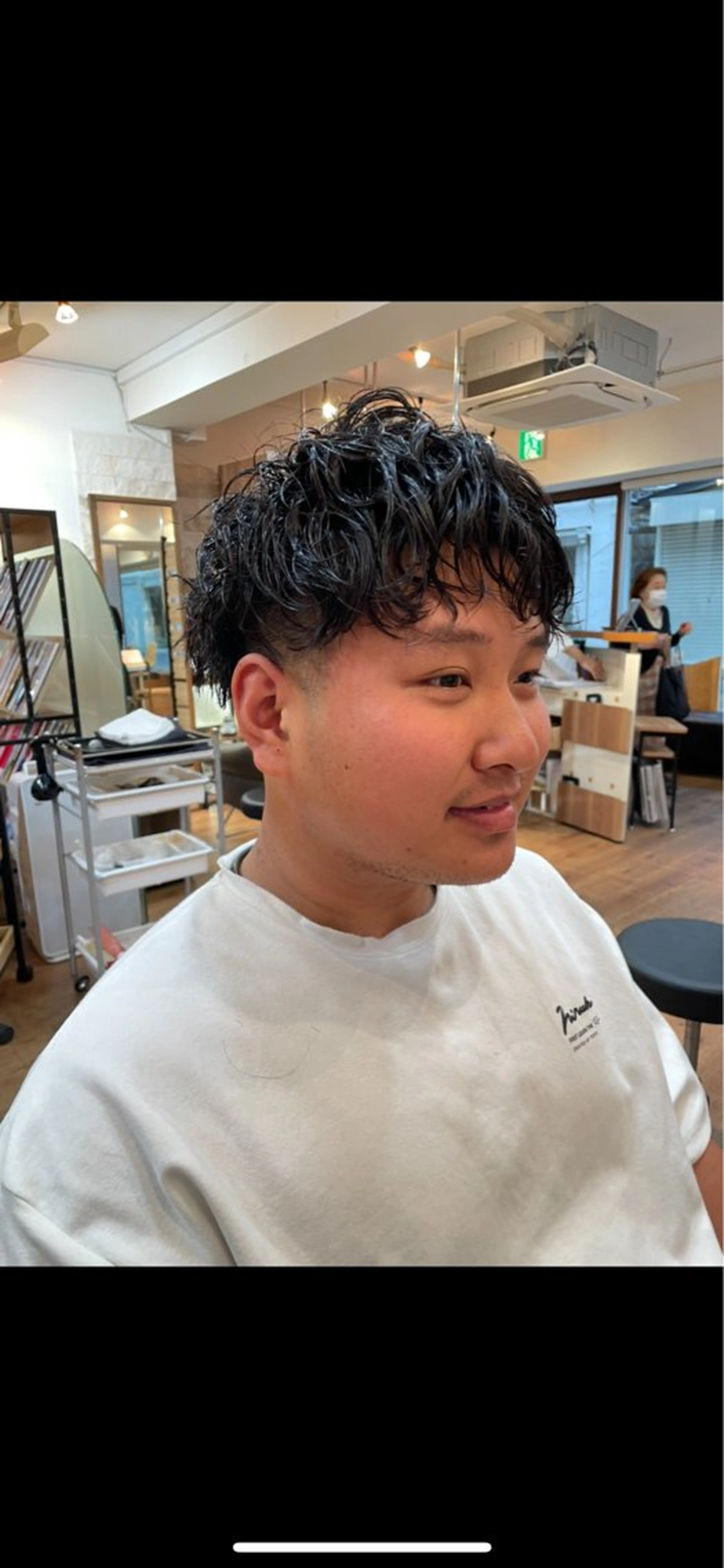 パーマ メンズ 西村 友佑のヘアスタイル