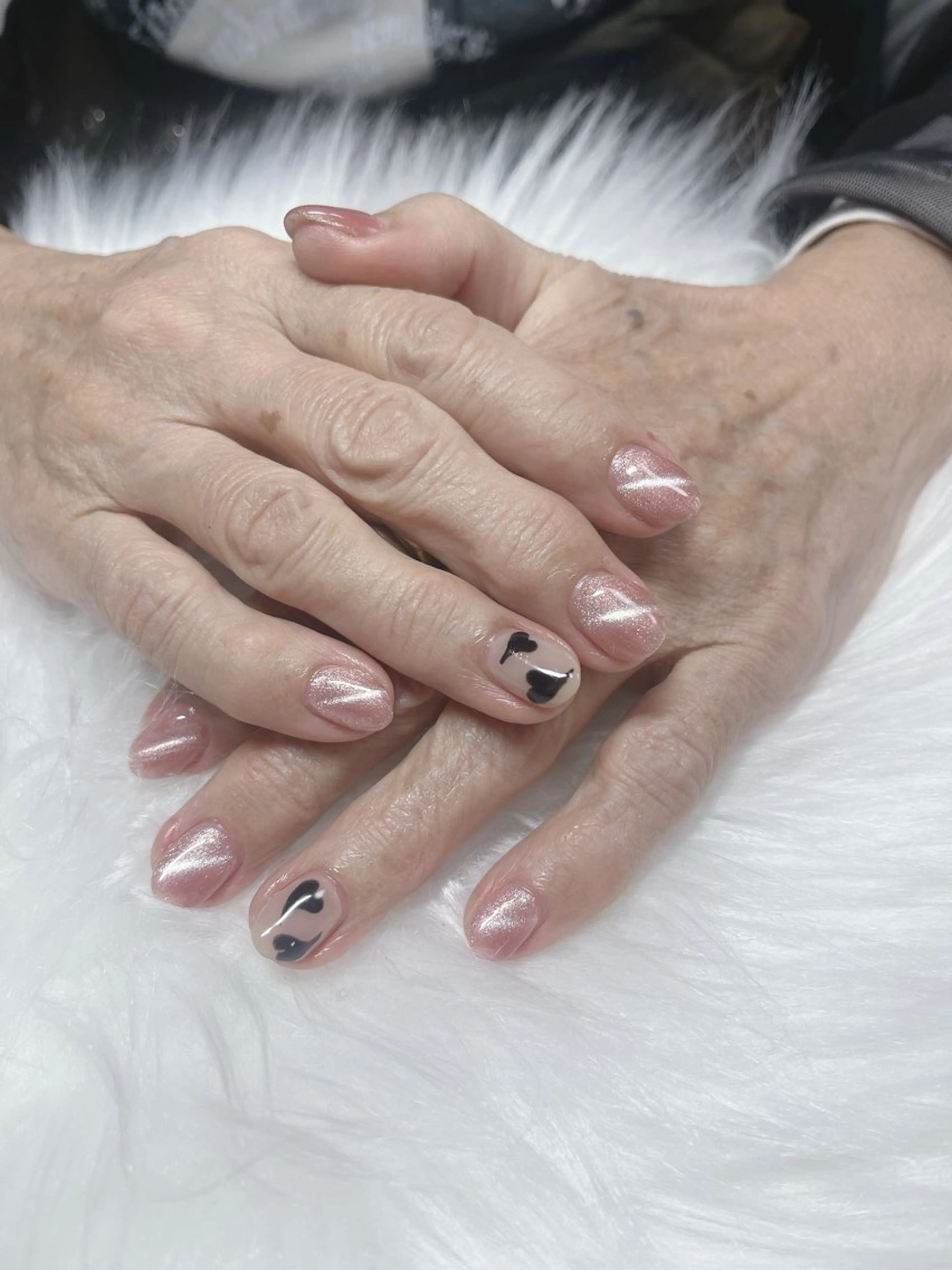 ネイル アートネイル マグネットネイル Bienvenue りょうこのネイルデザイン