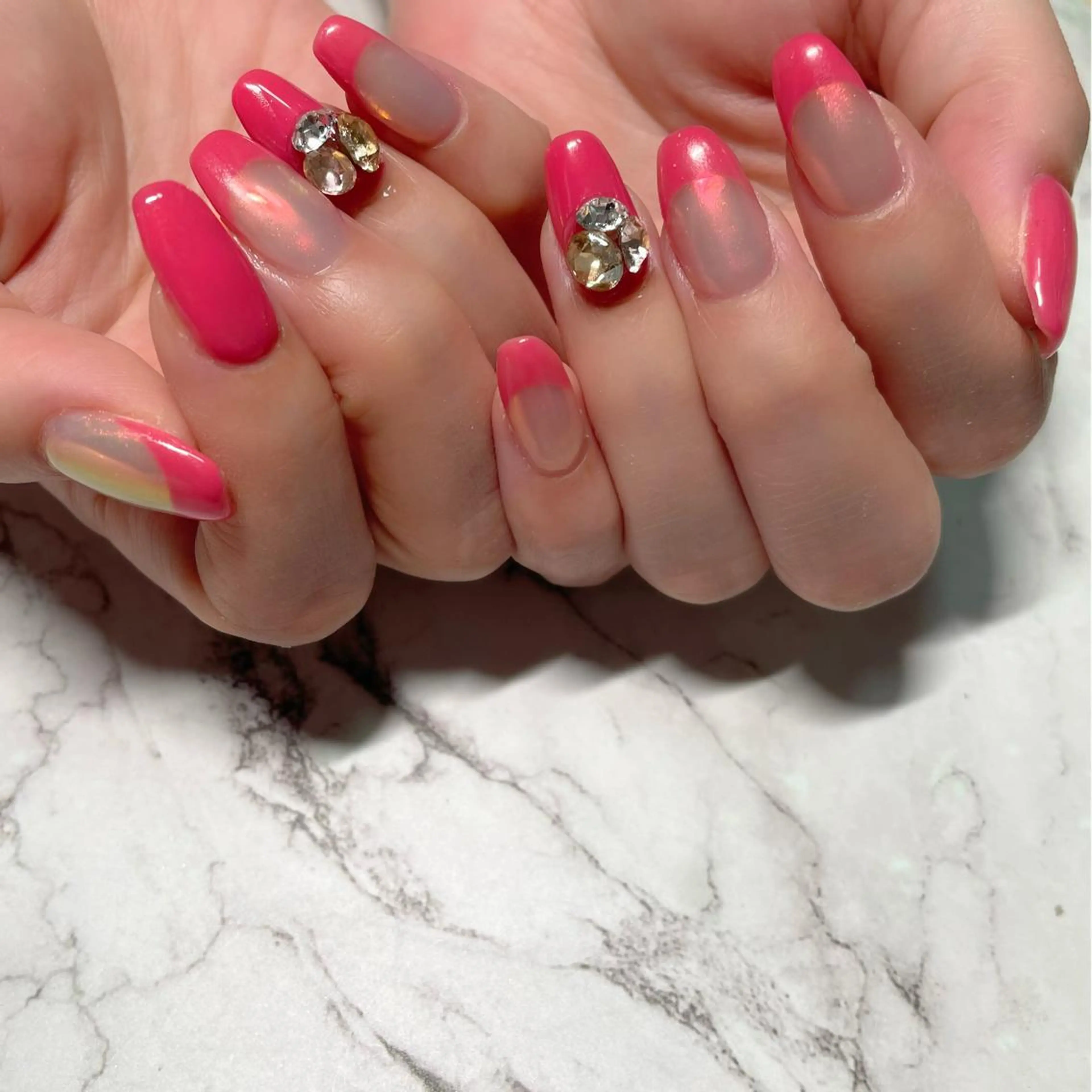 ネイル ストーンネイル ハンドネイル y39nail toshiのネイルデザイン