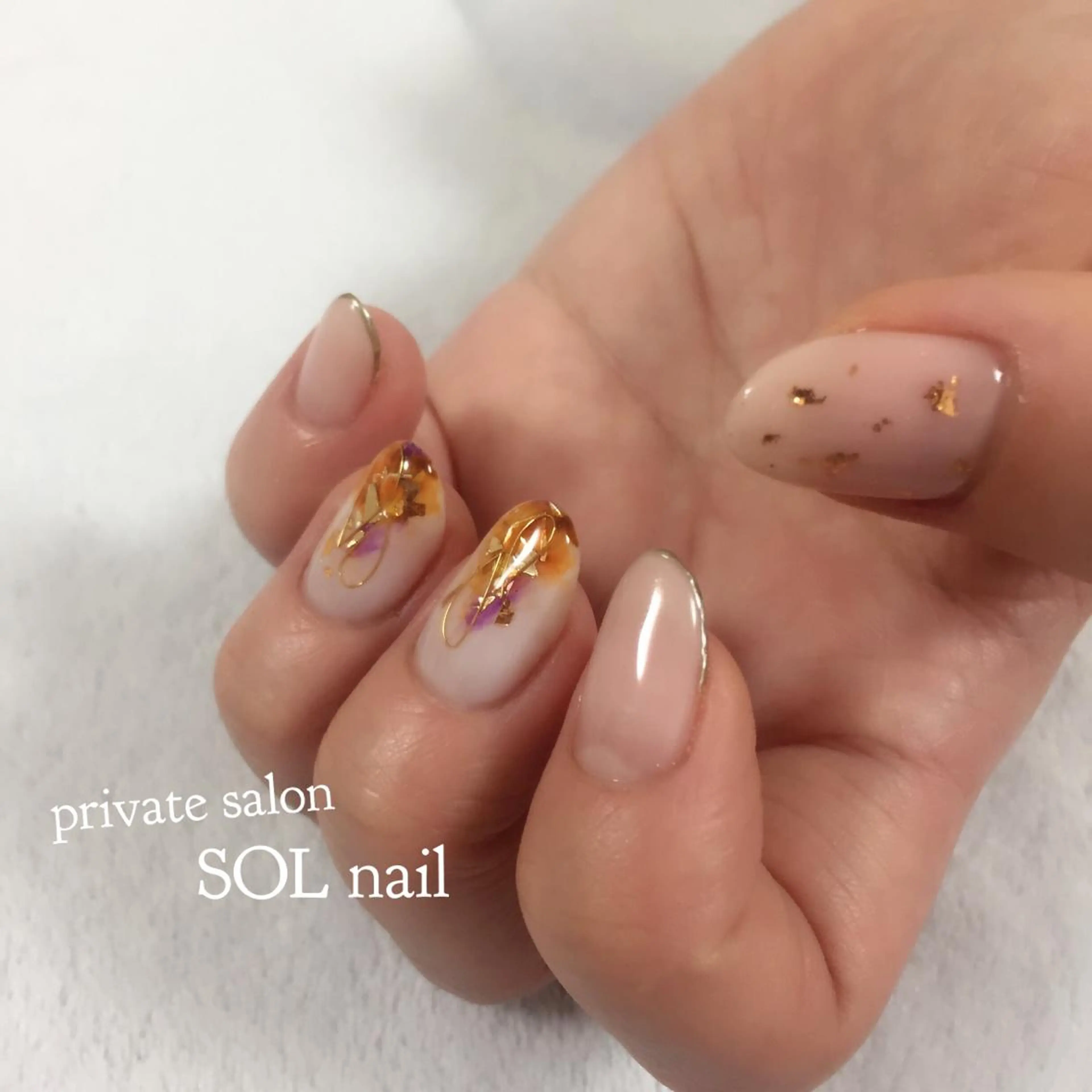 ネイル ハンドネイル SOL NAILのネイルデザイン
