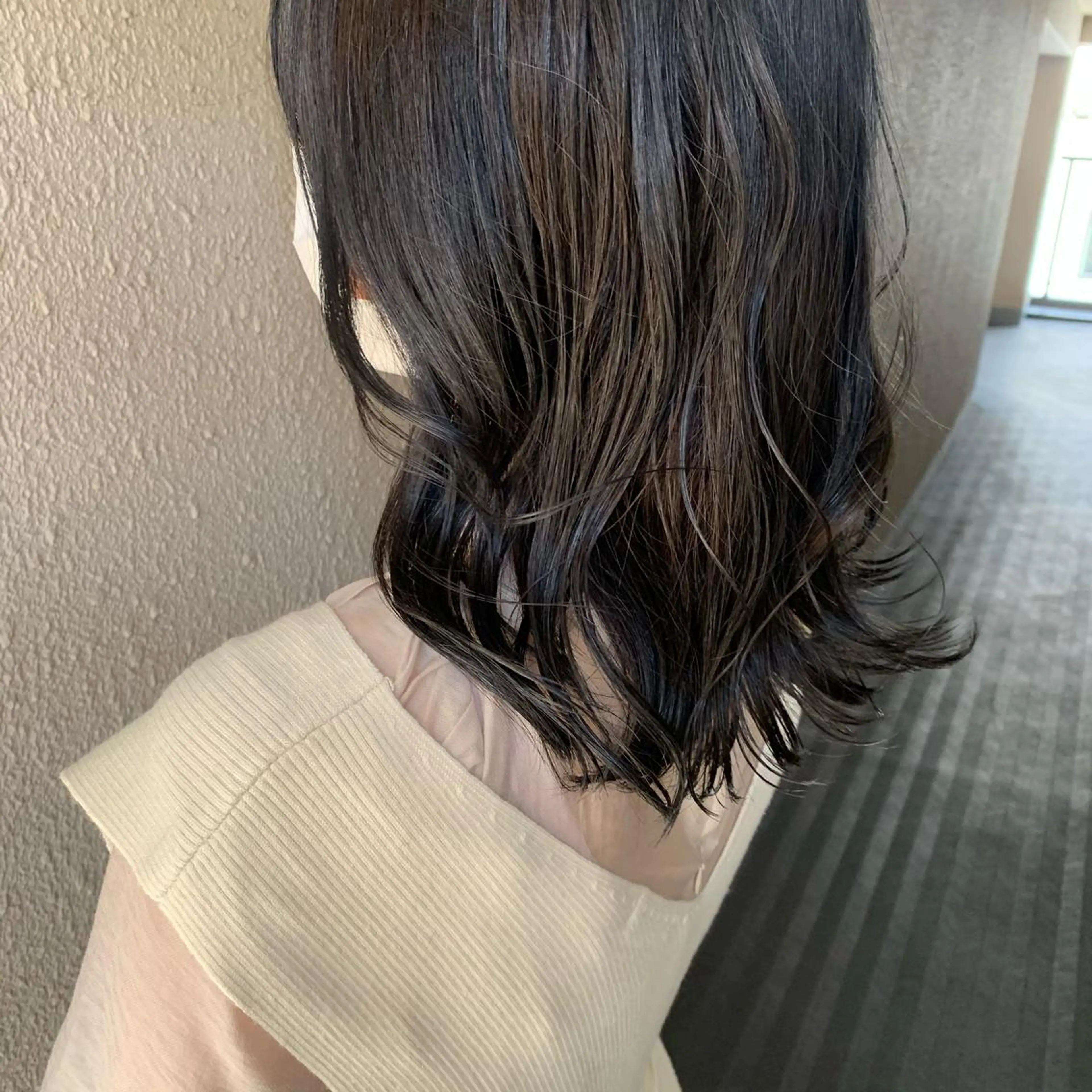 セミロング カラー chouette/ 根本優希のヘアスタイル