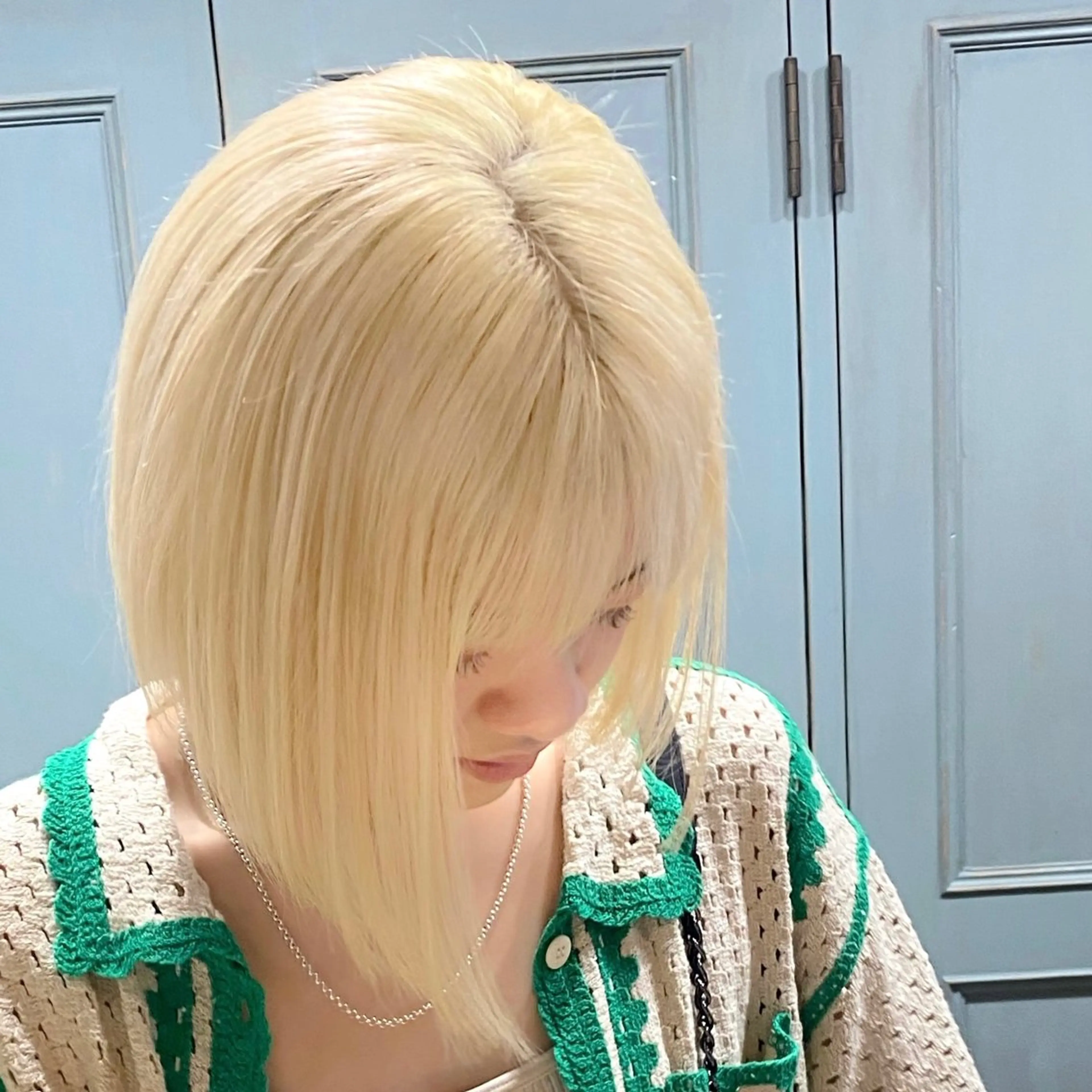 ショート ヘアカラー 韓国レイヤー/透明感 カラー🦋mioのヘアスタイル