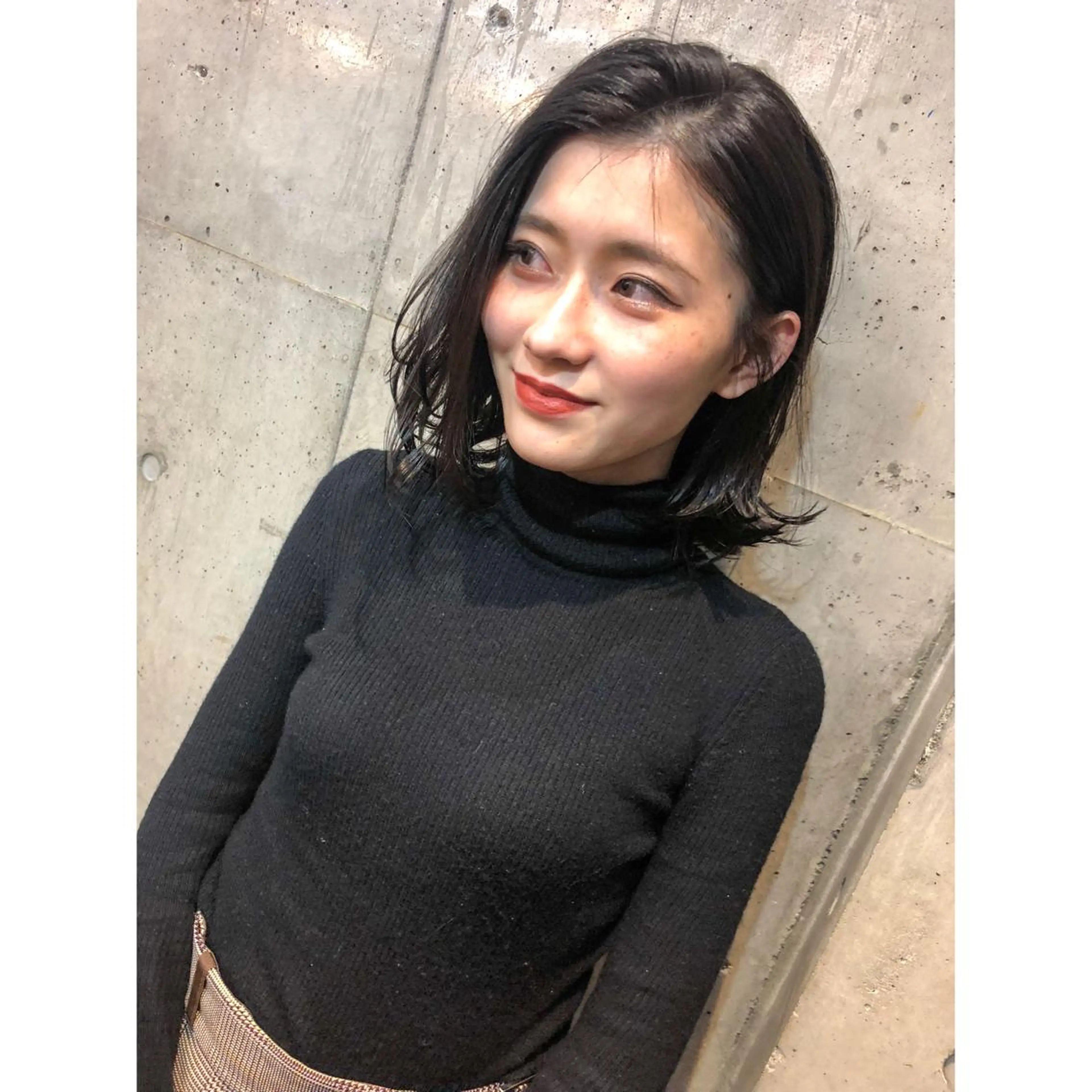 ミディアム カラー アッシュ ダークアッシュ ボブ カット ヘアカラー トリートメント ヘアセット センスをお届けします 大谷将生INFPのヘアスタイル