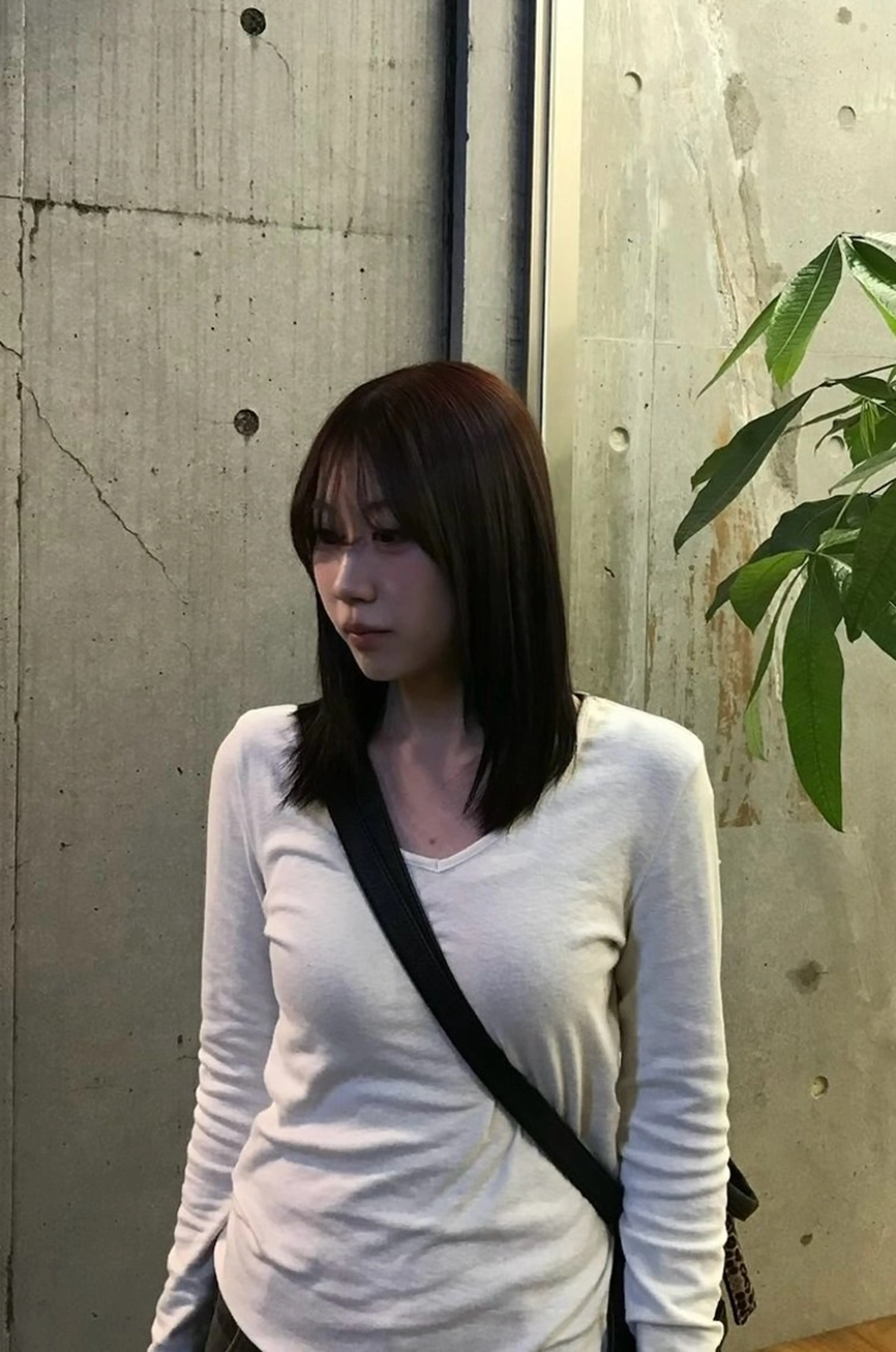 ミディアム カラー ヘアカラー 暖色/ブリーチカラー 希空🪽🤎のヘアスタイル