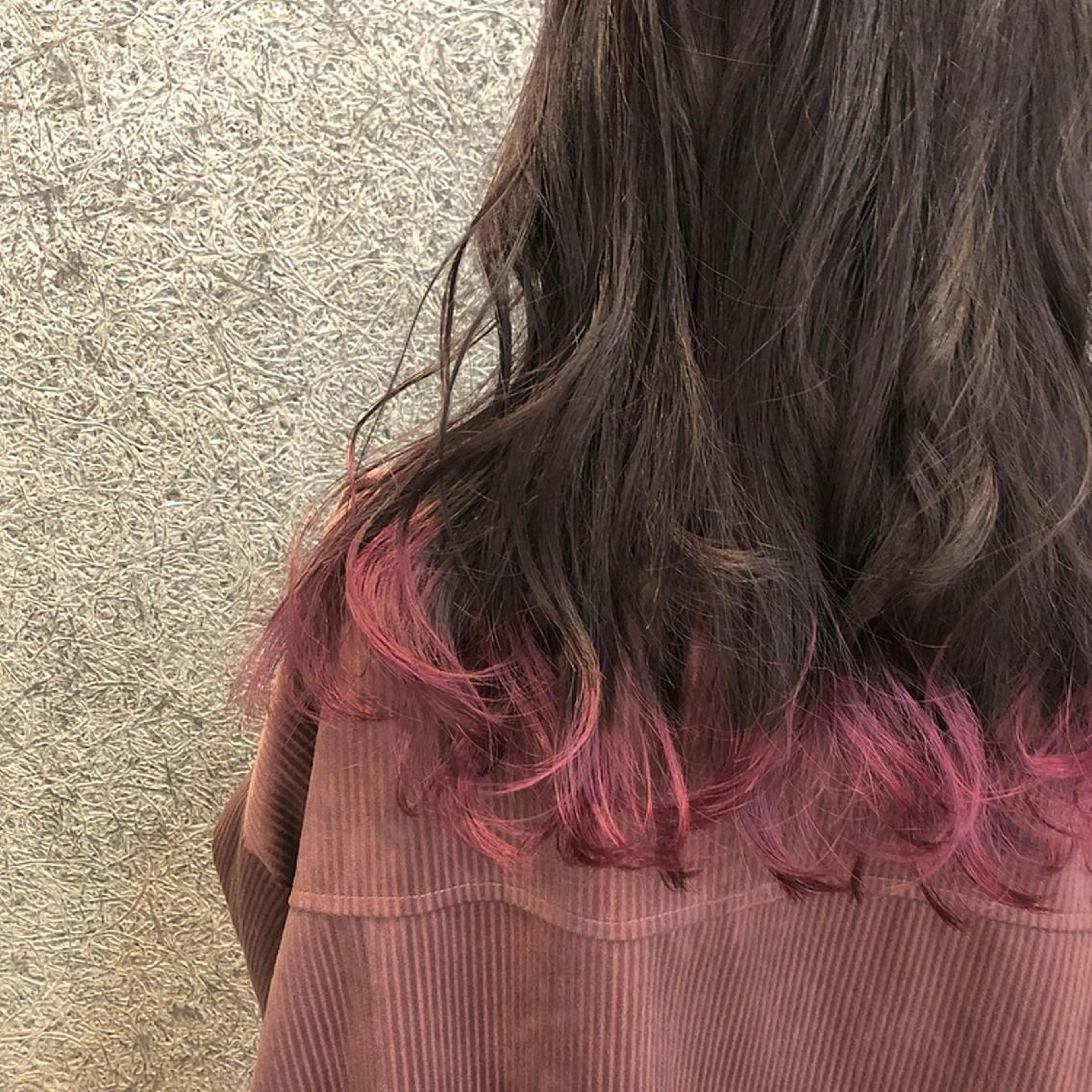 ロング カラー カット パーマ トリートメント カトウ ユウカのヘアスタイル