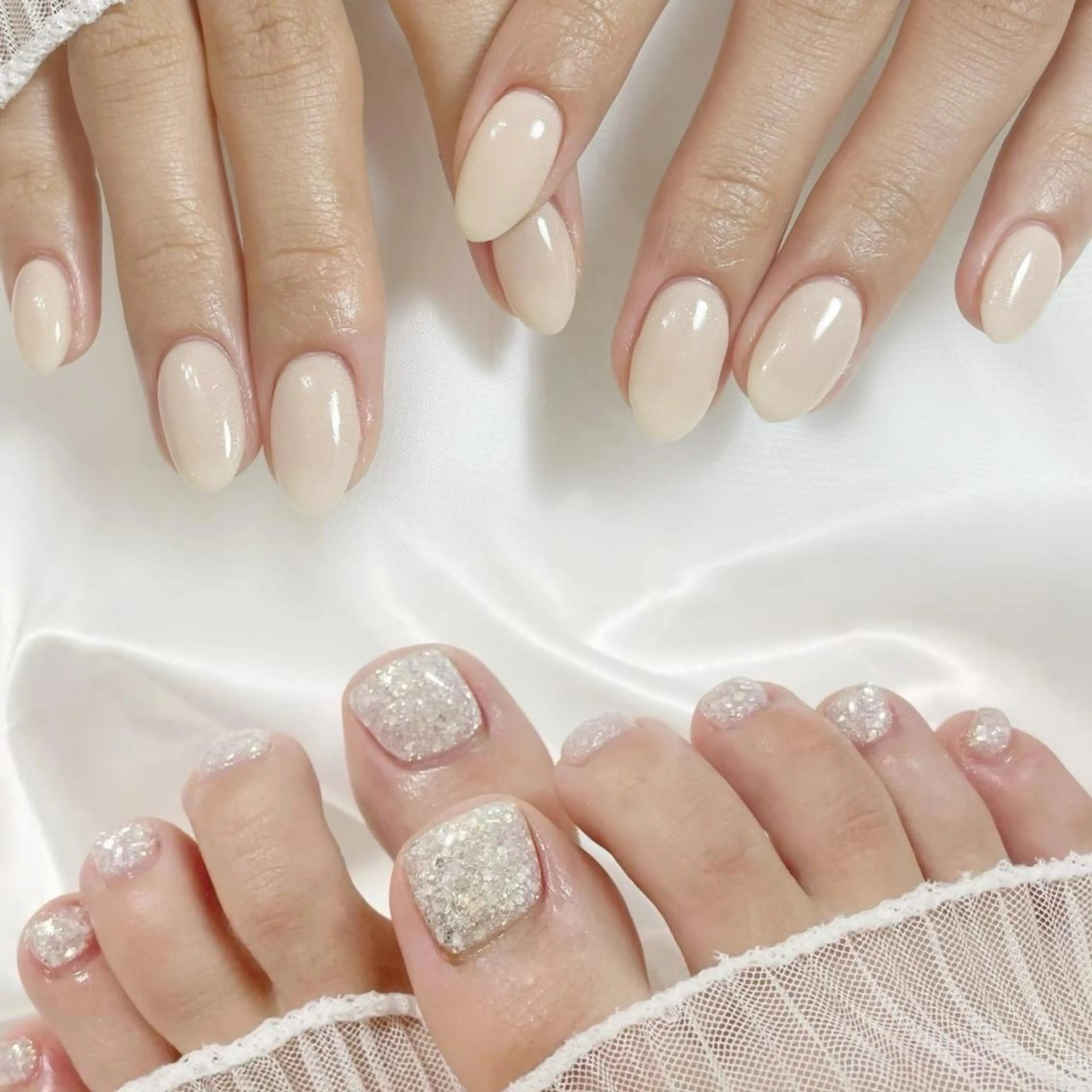 【HAND】シンプル×【FOOT】シンプルの写真