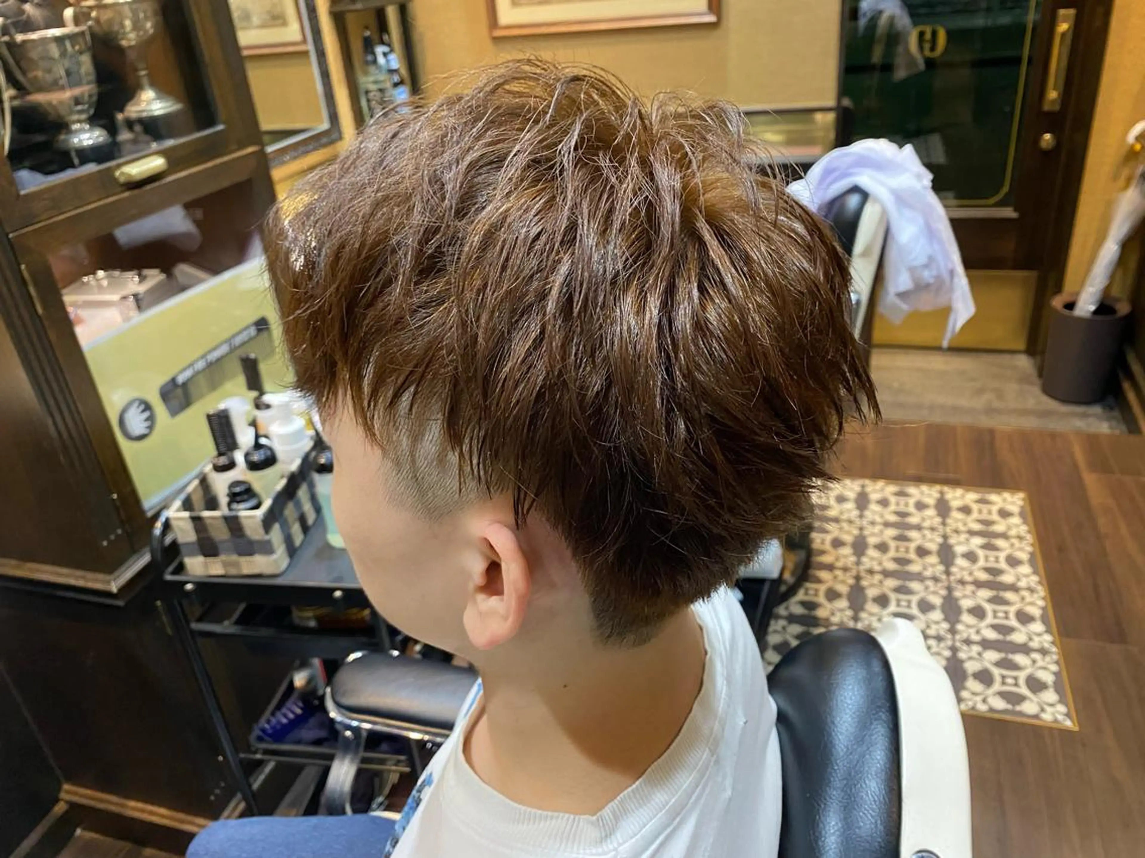 ショート カラー メンズ 高垣 大輔のヘアスタイル