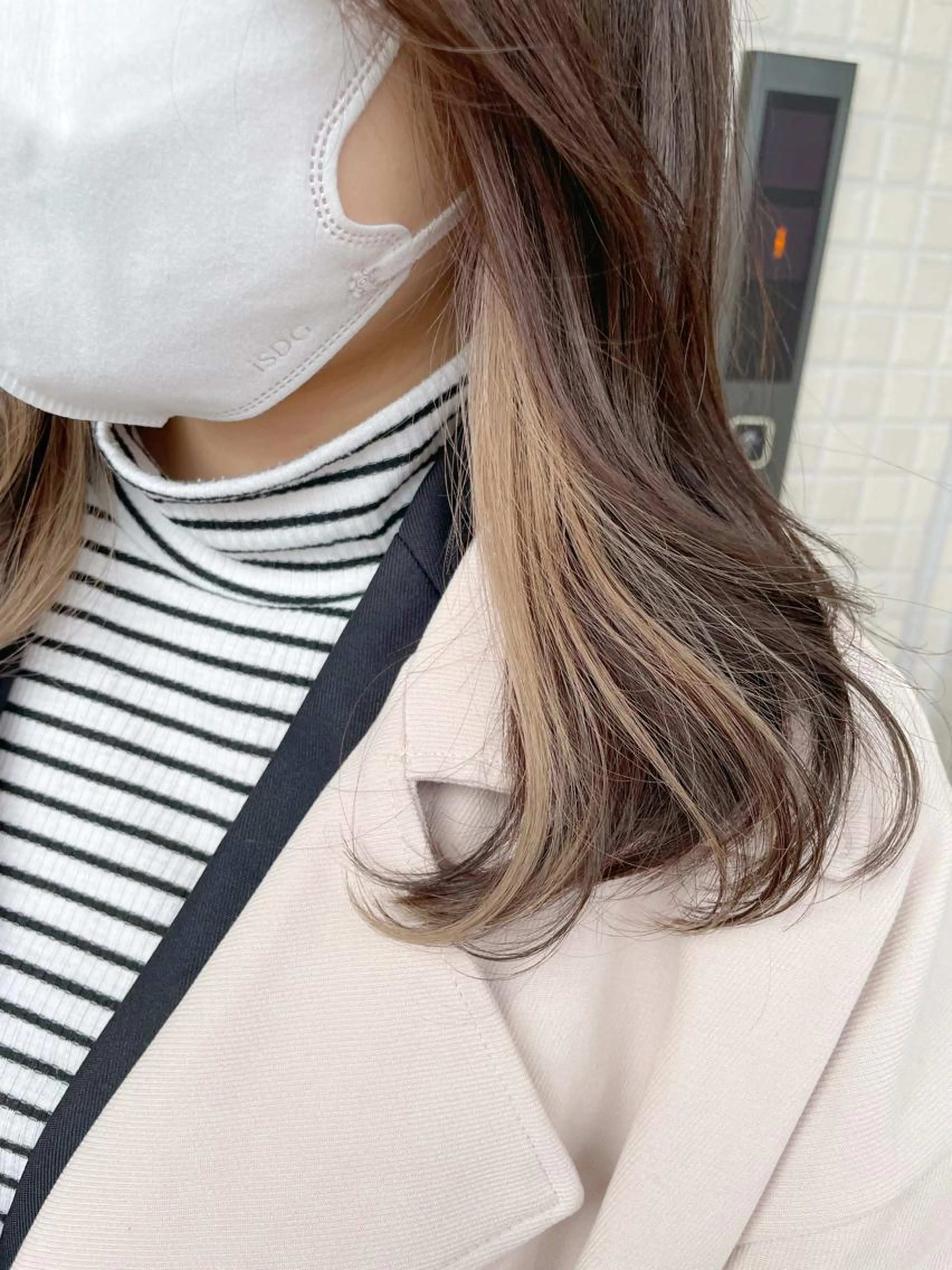 No.6！⟡.·  「イヤリングカラー」 ブリーチ＋カラーの写真