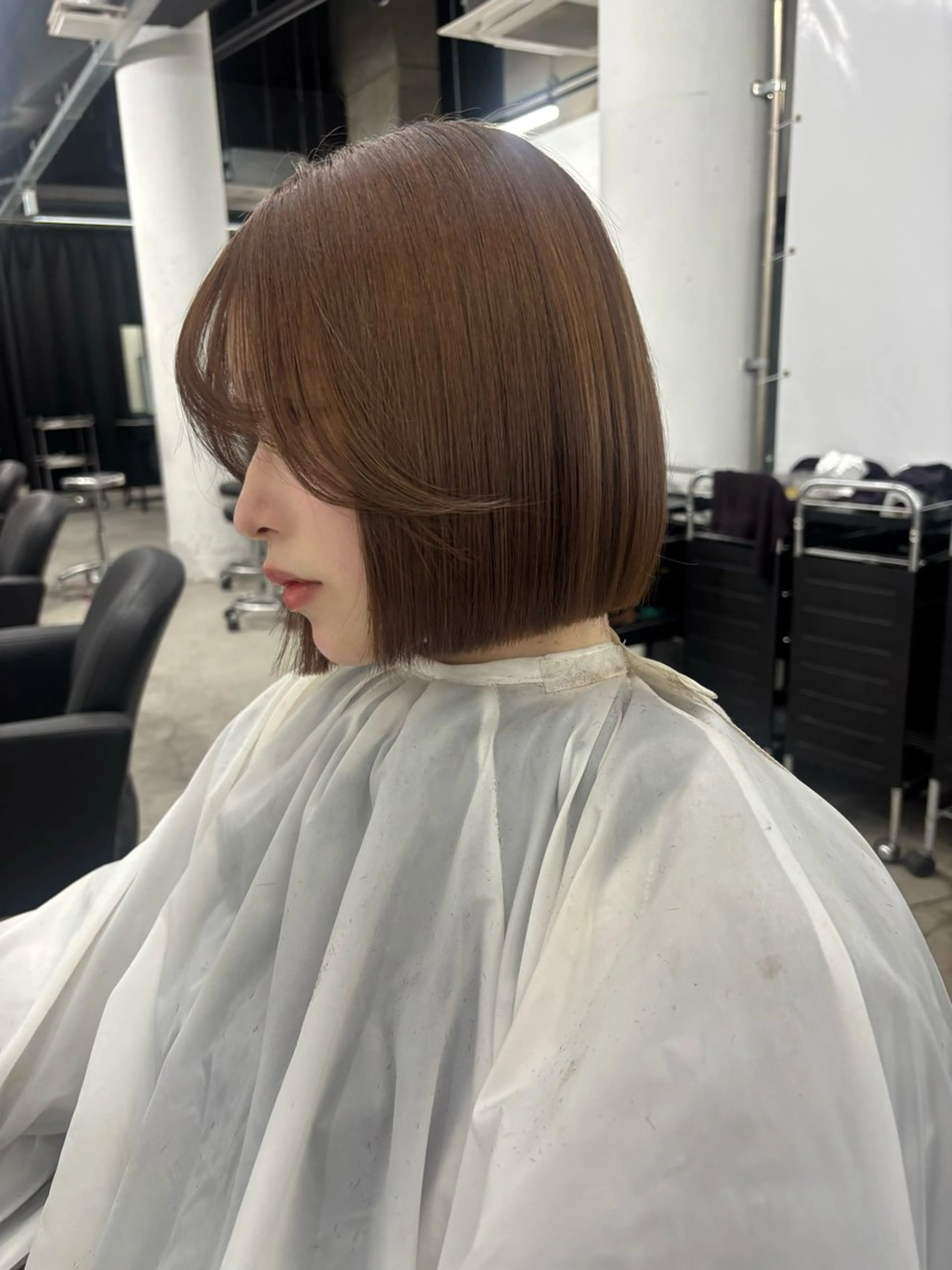 ショート カット ✩デザインカラー /レイヤー✩momoのヘアスタイル