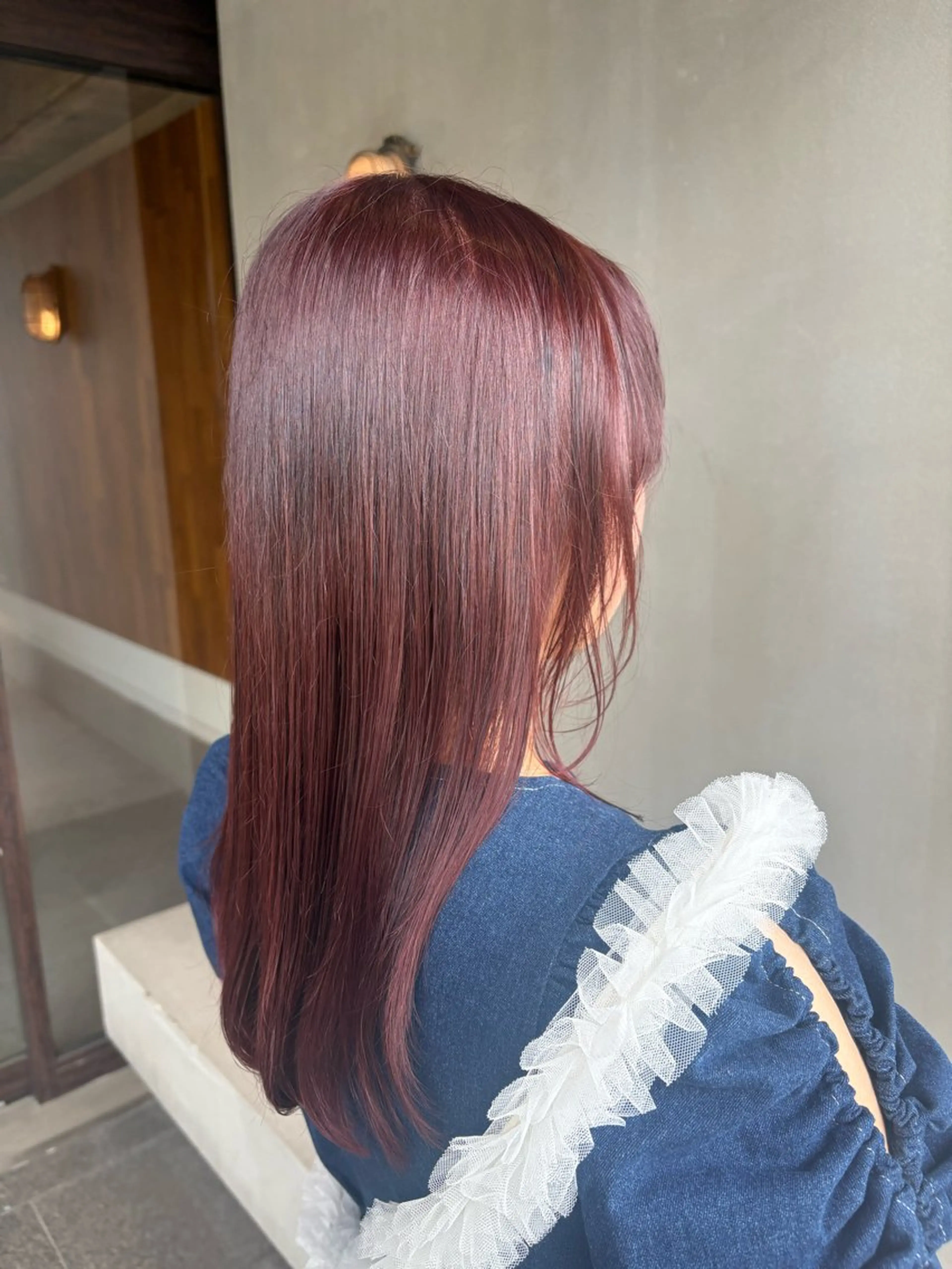 セミロング 🎀韓国レイヤー/透 明感カラー/airiのヘアスタイル