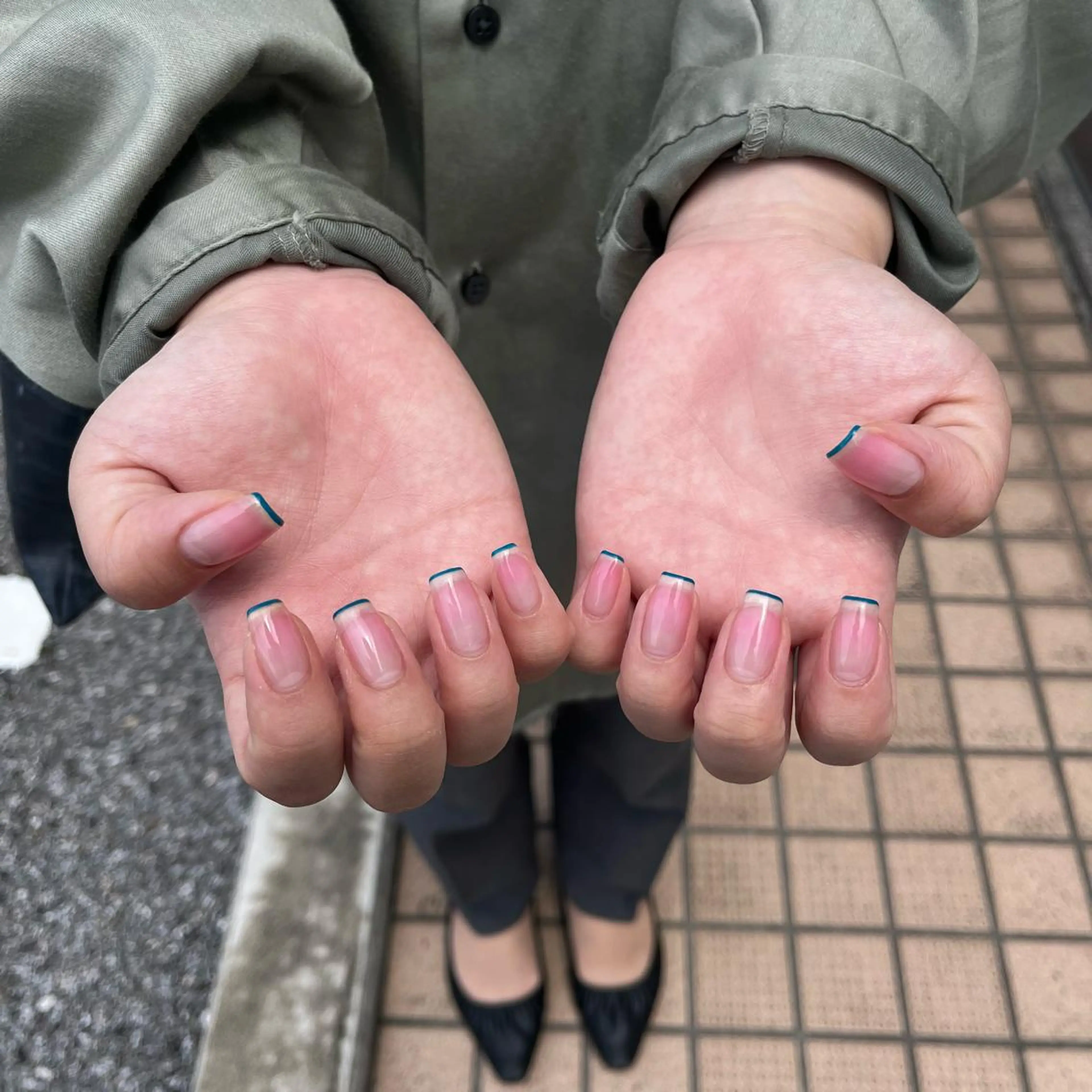 ネイル フレンチネイル ハンドネイル Allure戸祭店 yukinoのネイルデザイン