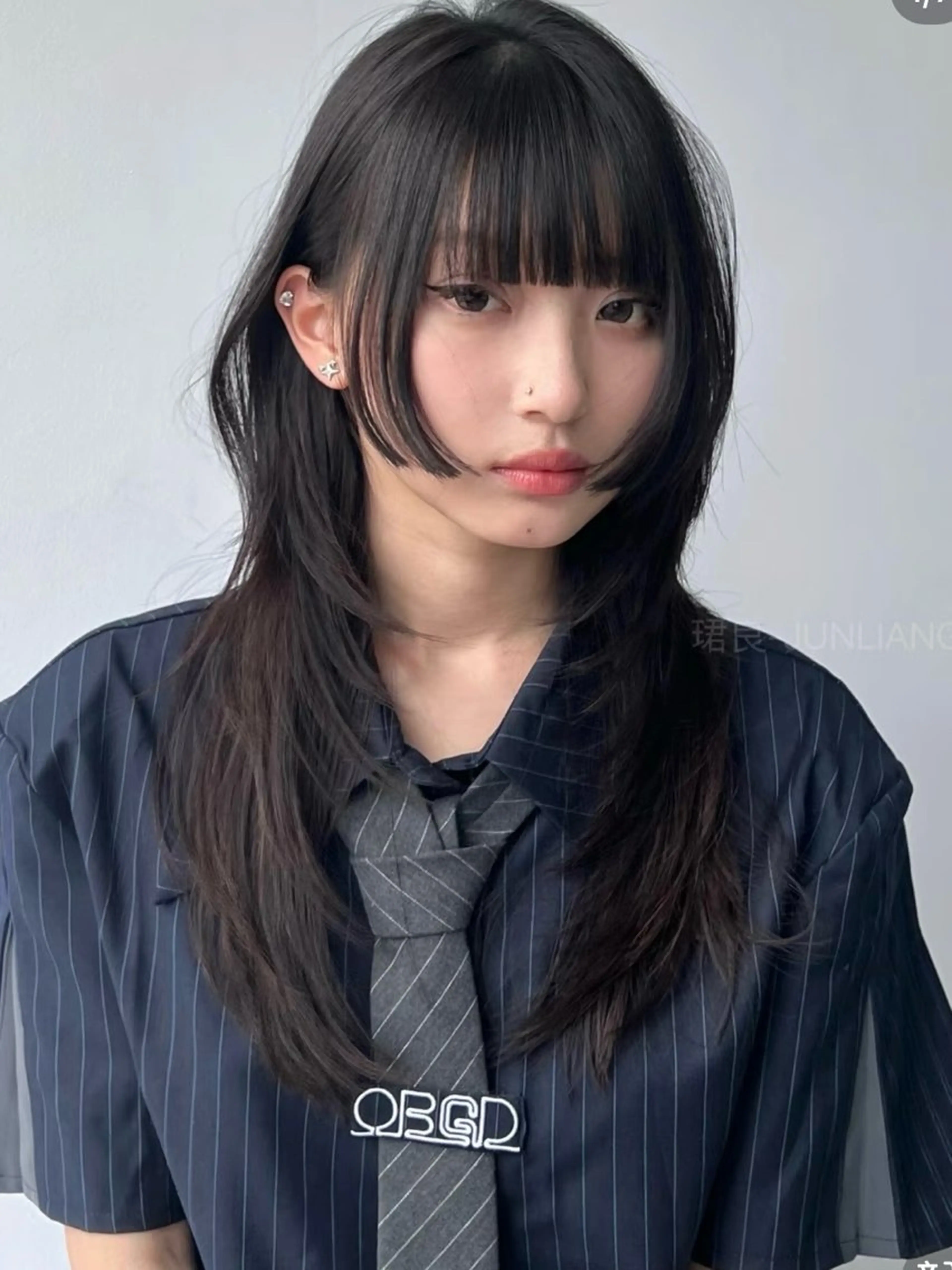 セミロング カラー IS所属・横浜美容室/透明感 カラー/レイヤーのヘアスタイル