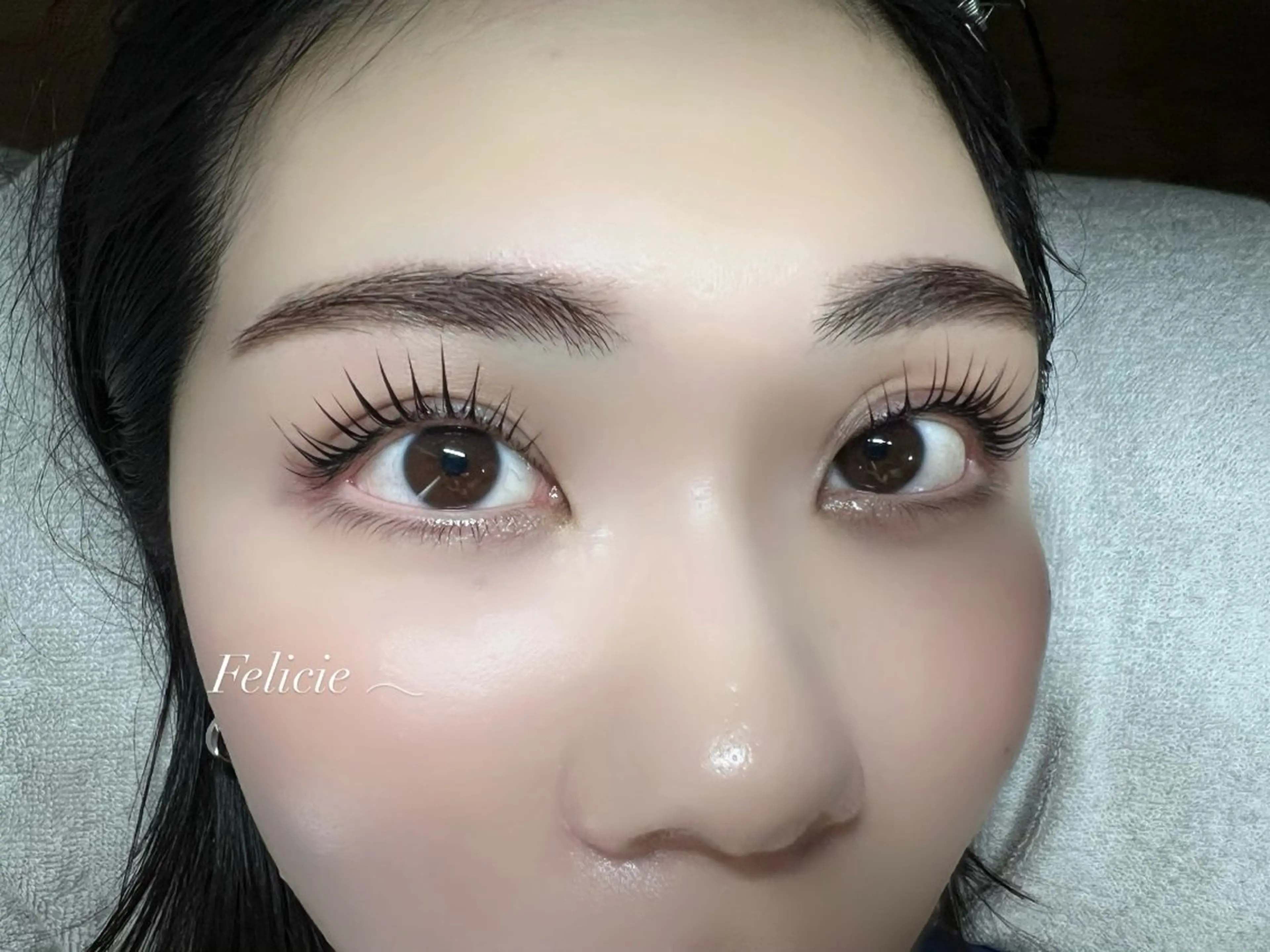 マツエク・マツパ パリジェンヌラッシュリフト マツパ Felicie＊ Sayakaのマツエク・マツパデザイン